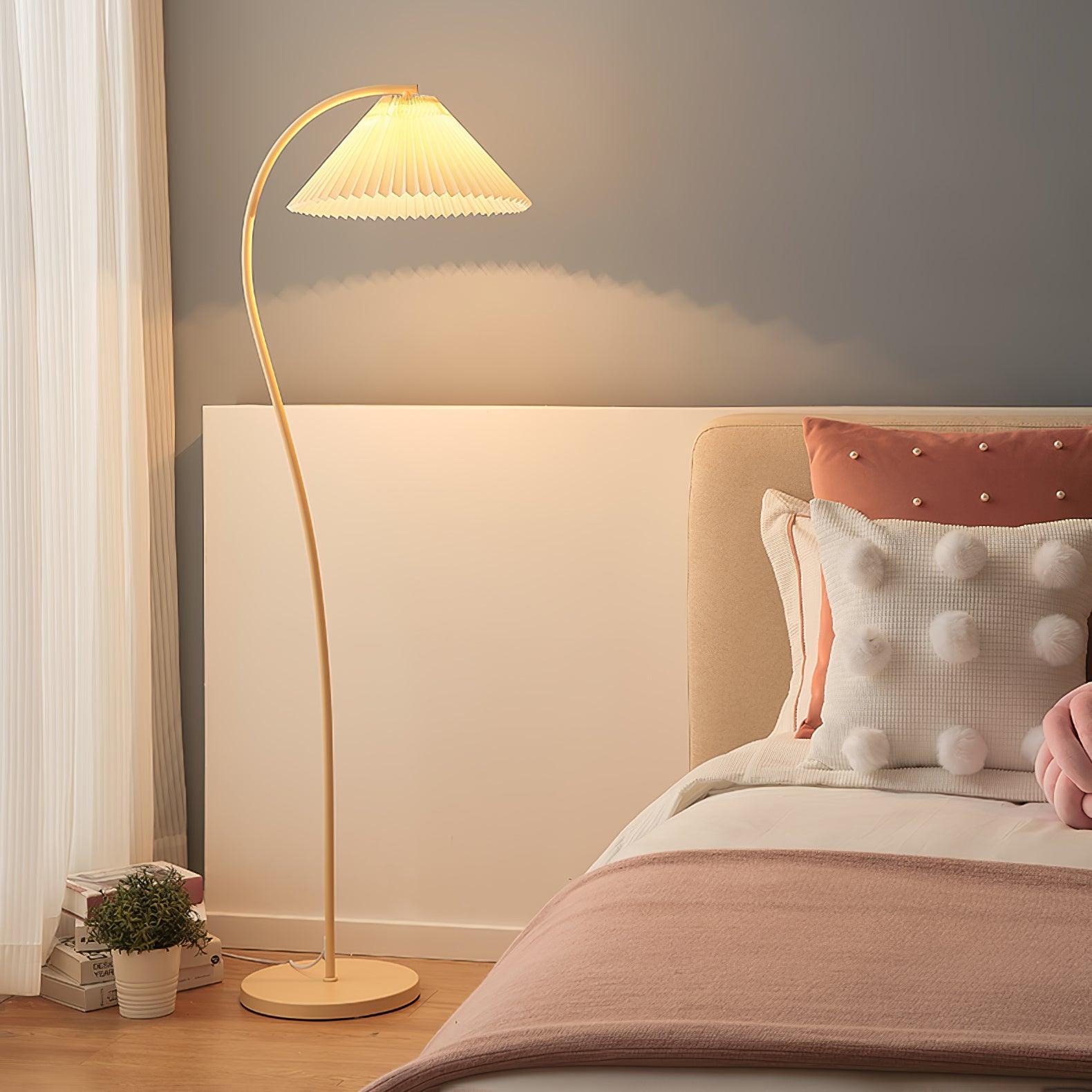 Elysia Minimalist Fabric Floor Lamp - Letslighting