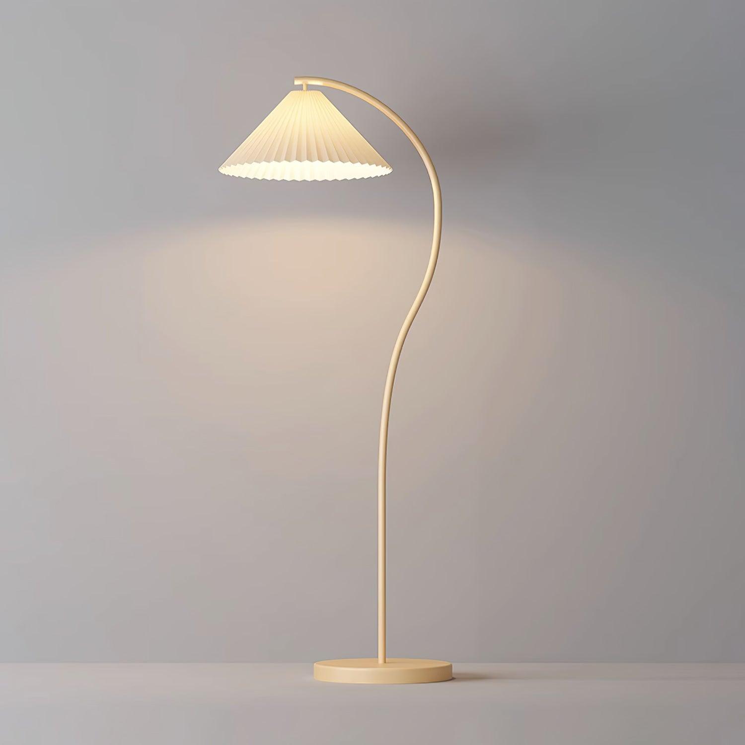 Elysia Minimalist Fabric Floor Lamp - Letslighting