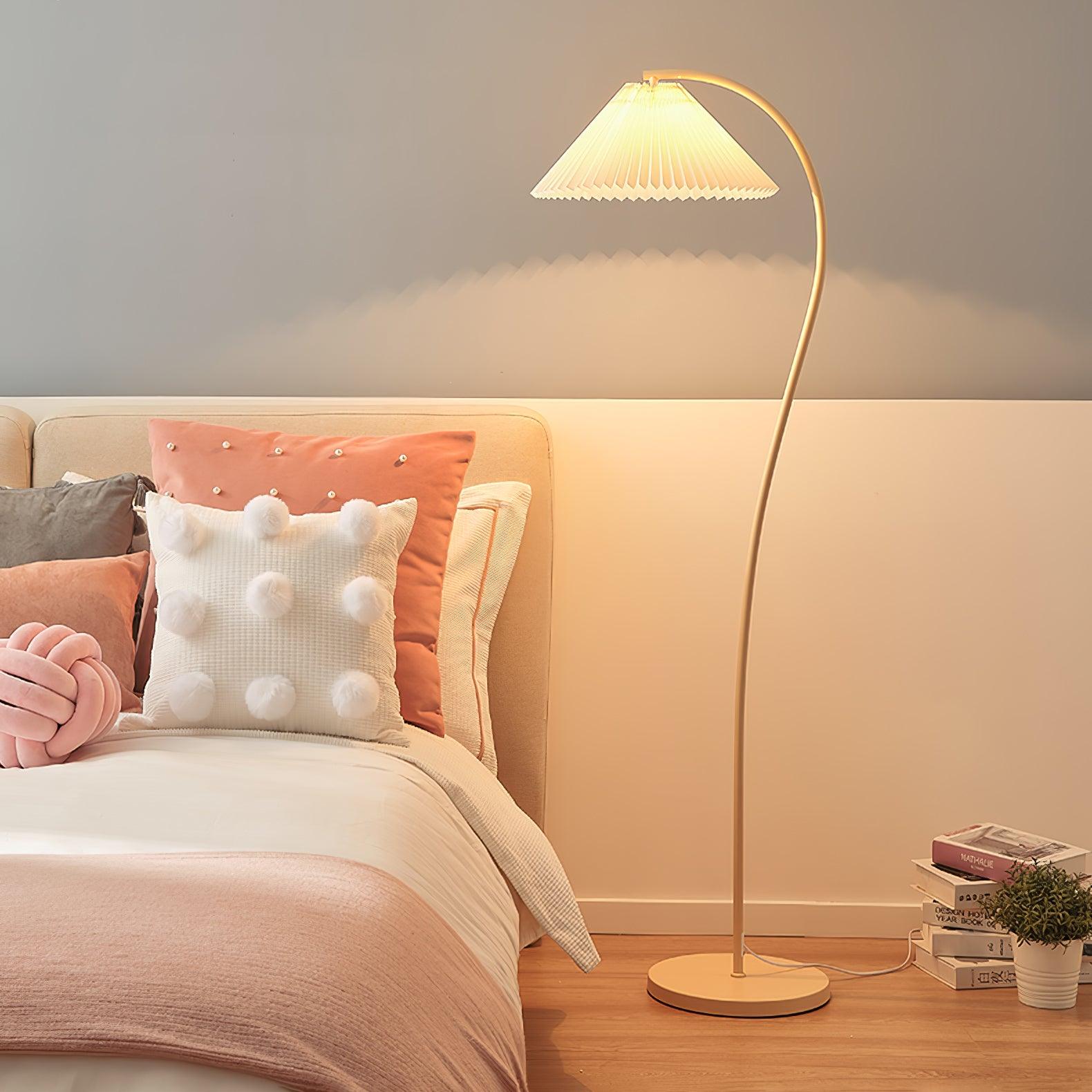 Elysia Minimalist Fabric Floor Lamp - Letslighting