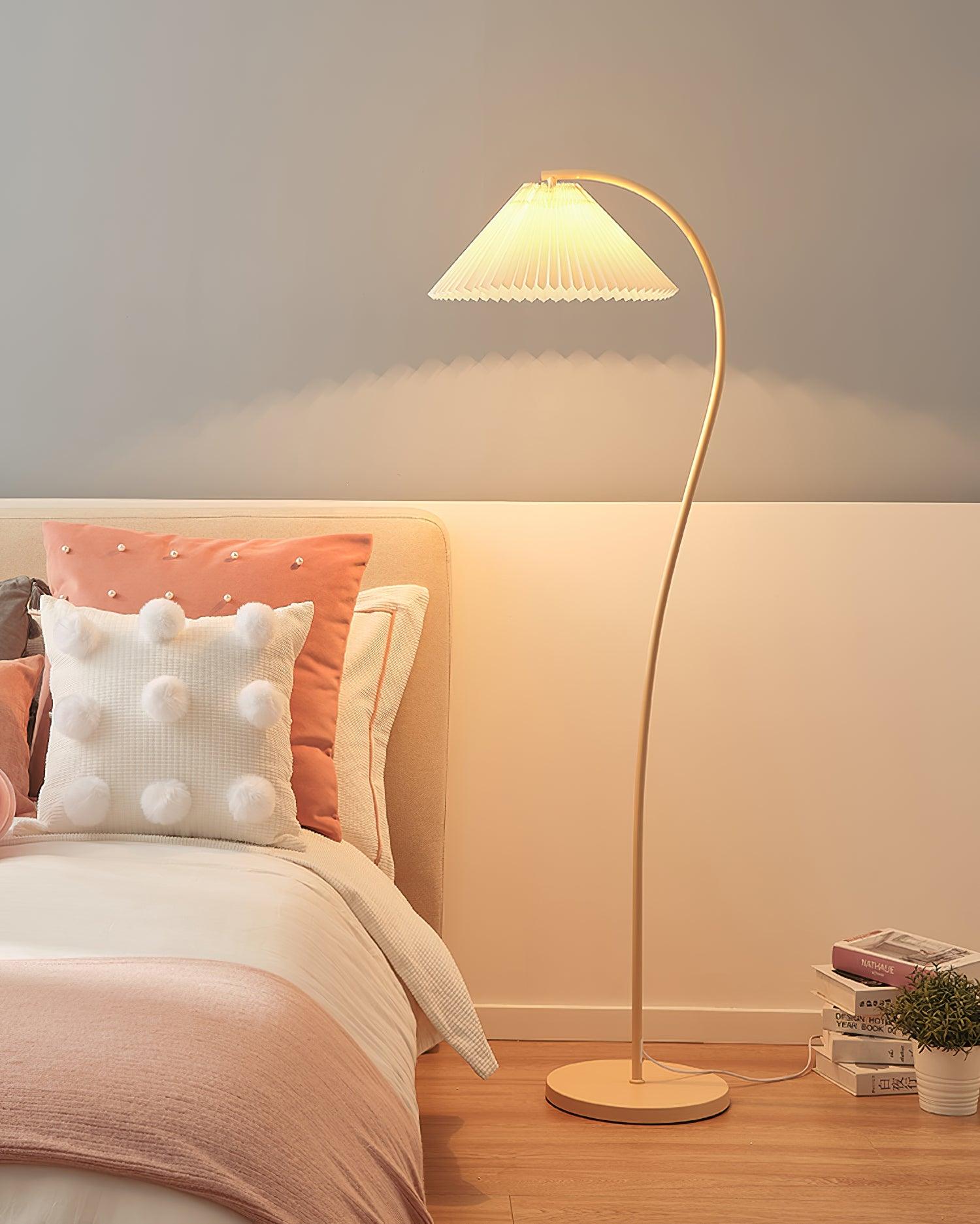 Elysia Minimalist Fabric Floor Lamp - Letslighting