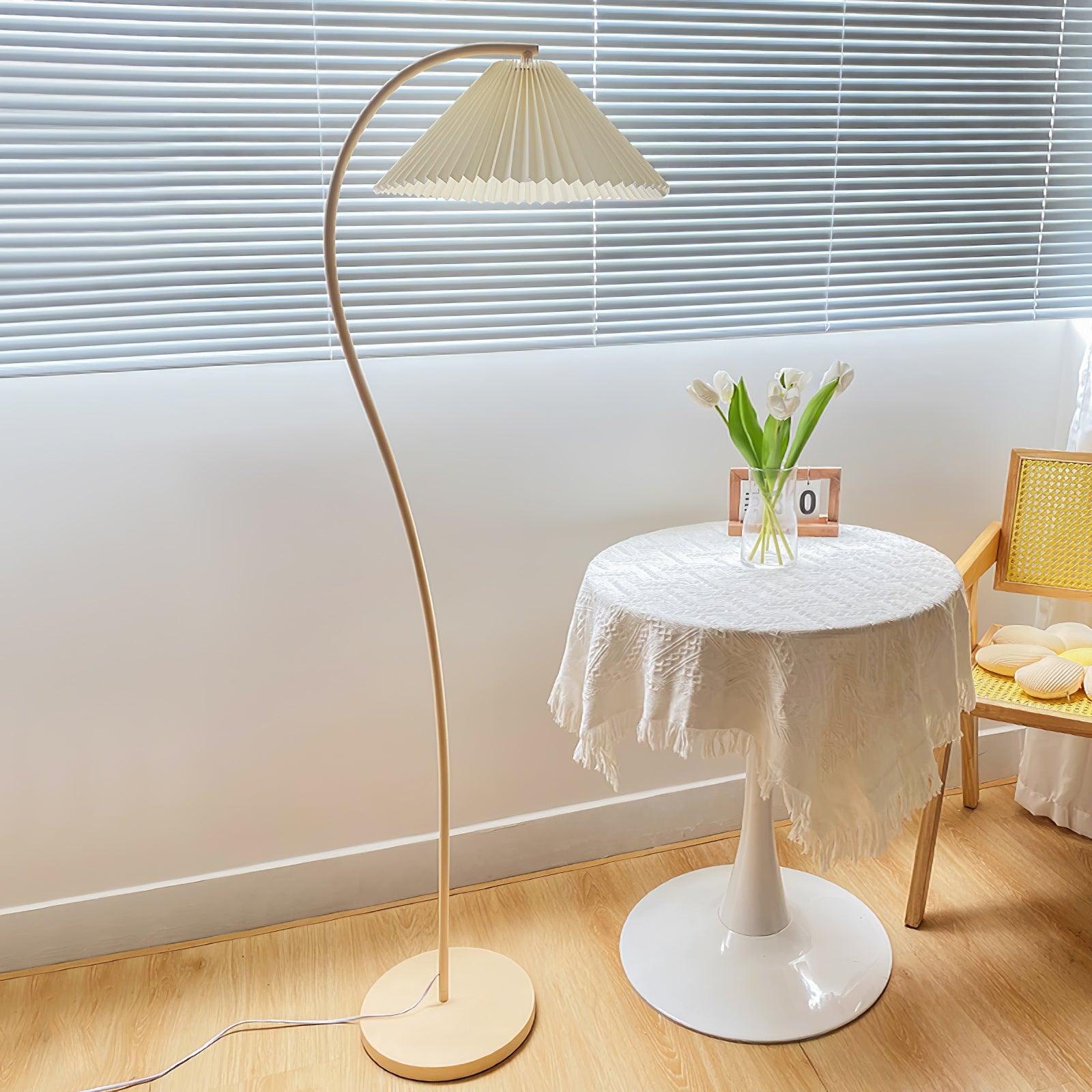 Elysia Minimalist Fabric Floor Lamp - Letslighting