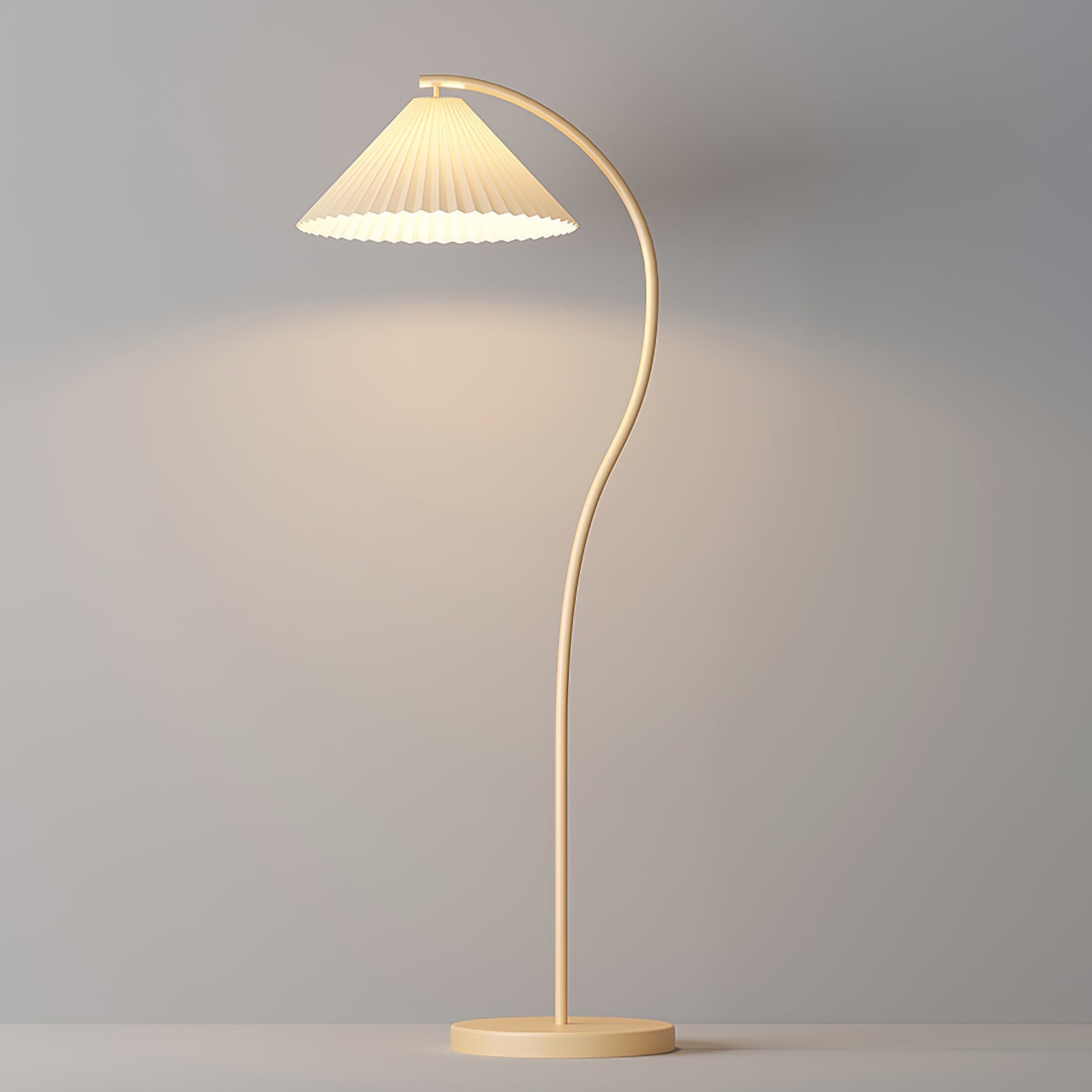 Elysia Minimalist Fabric Floor Lamp - Letslighting