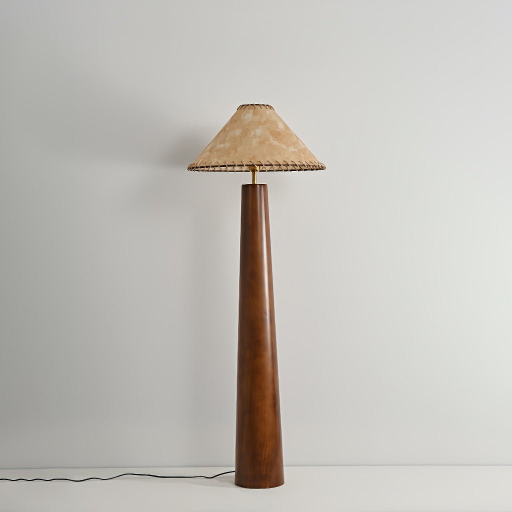 Kaelin Wooden Column Floor Lamp - Letslighting
