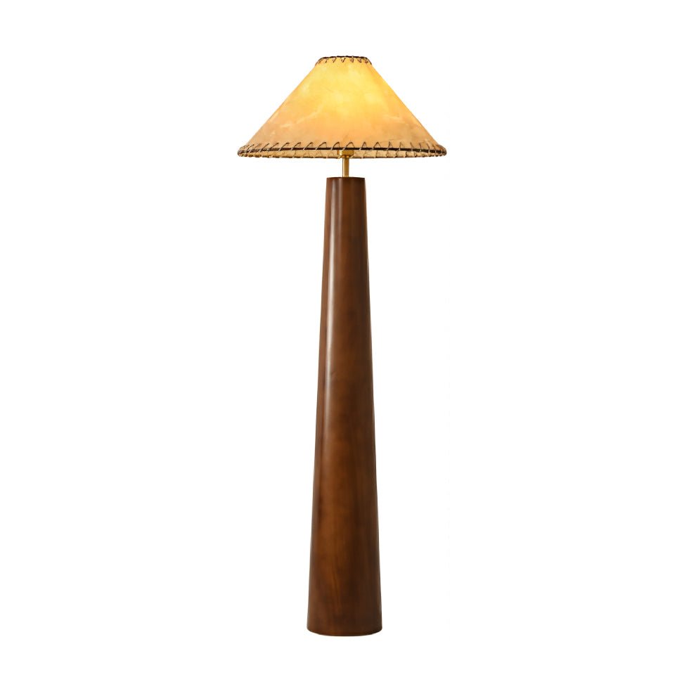 Kaelin Wooden Column Floor Lamp - Letslighting