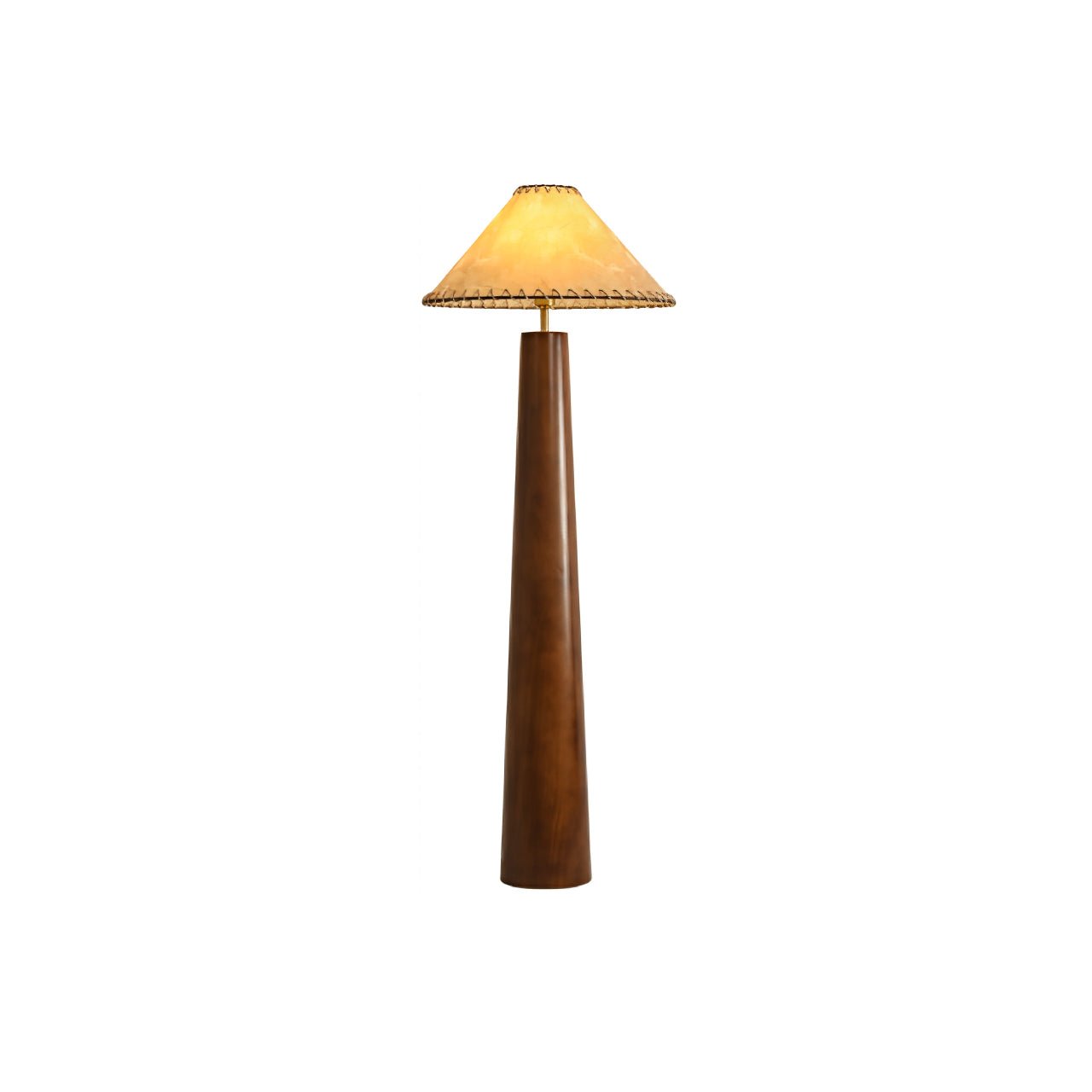Kaelin Wooden Column Floor Lamp - Letslighting