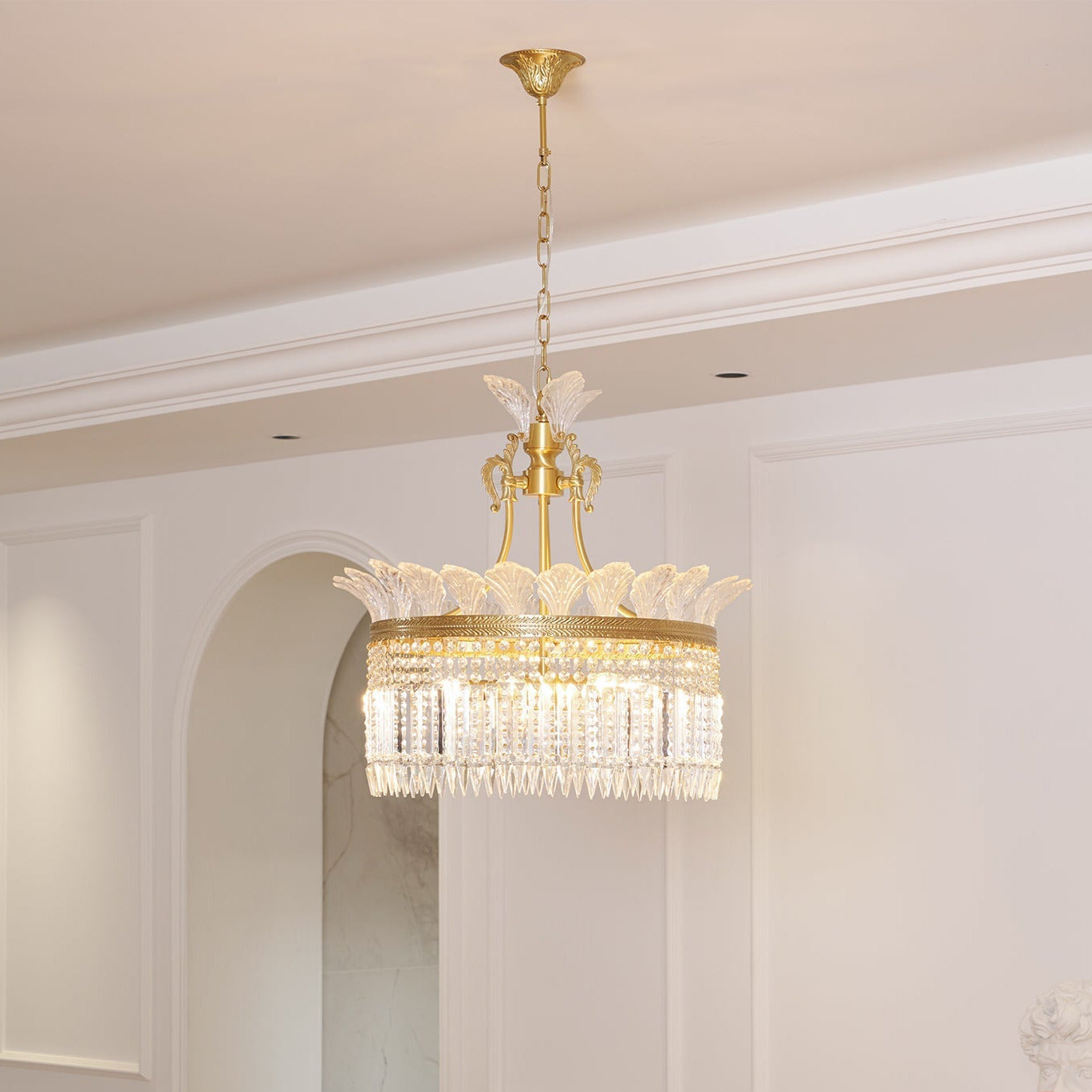 Kristy French Empire Luxury Chandelier Farmhouse - Letslighting