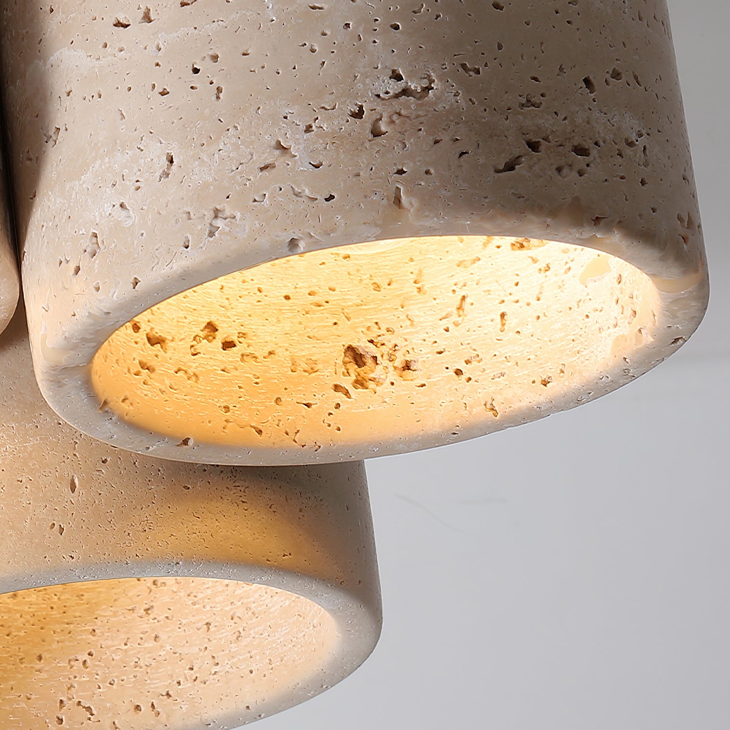 Ritta Ceiling Light 3 head Travertine - Letslighting