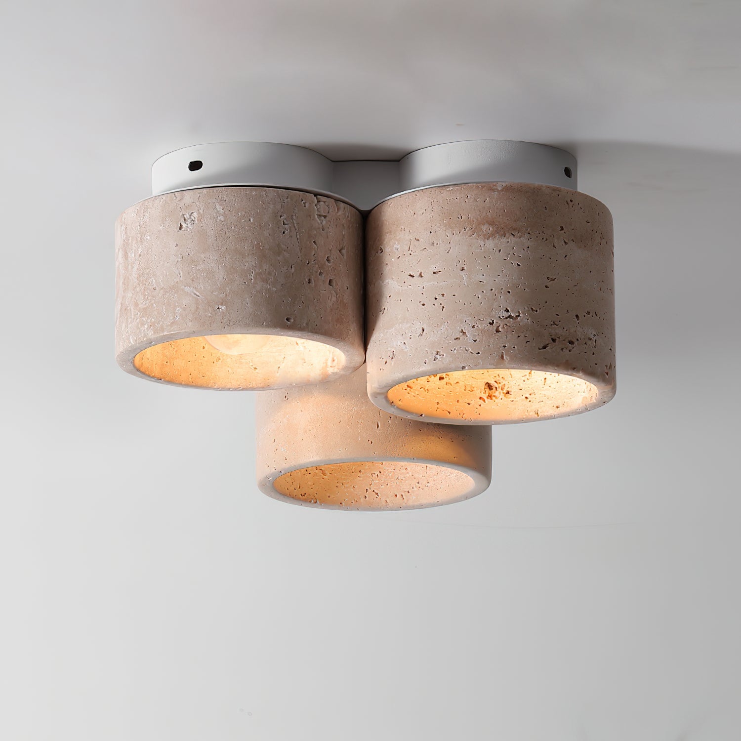 Ritta Ceiling Light 3 head Travertine - Letslighting