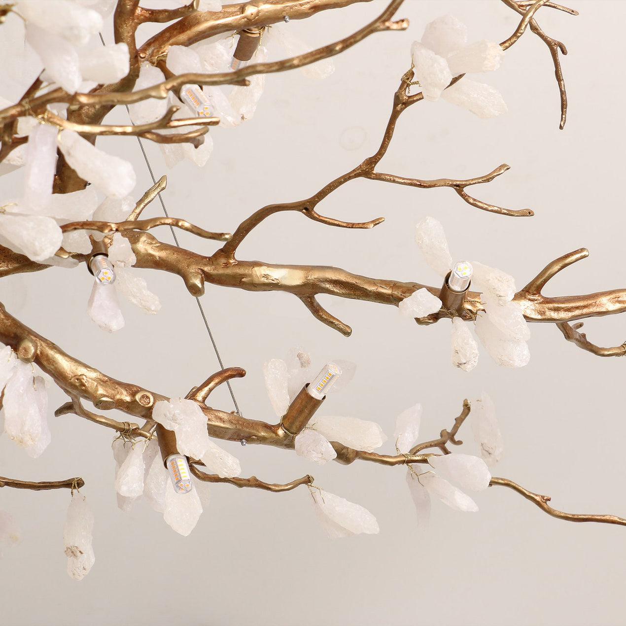 Lustra Chandelier Branch Stone Organic - Letslighting