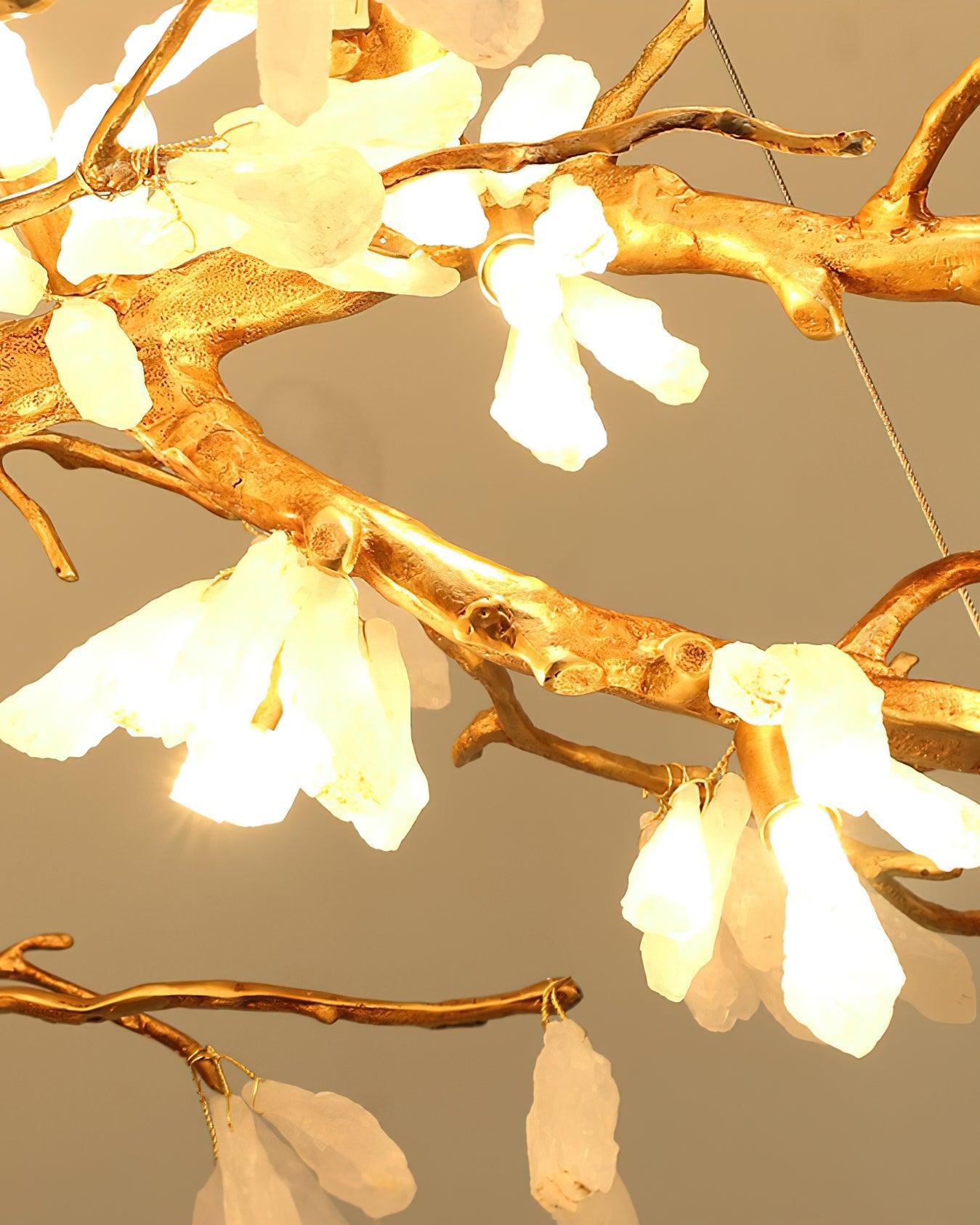 Lustra Chandelier Branch Stone Organic - Letslighting