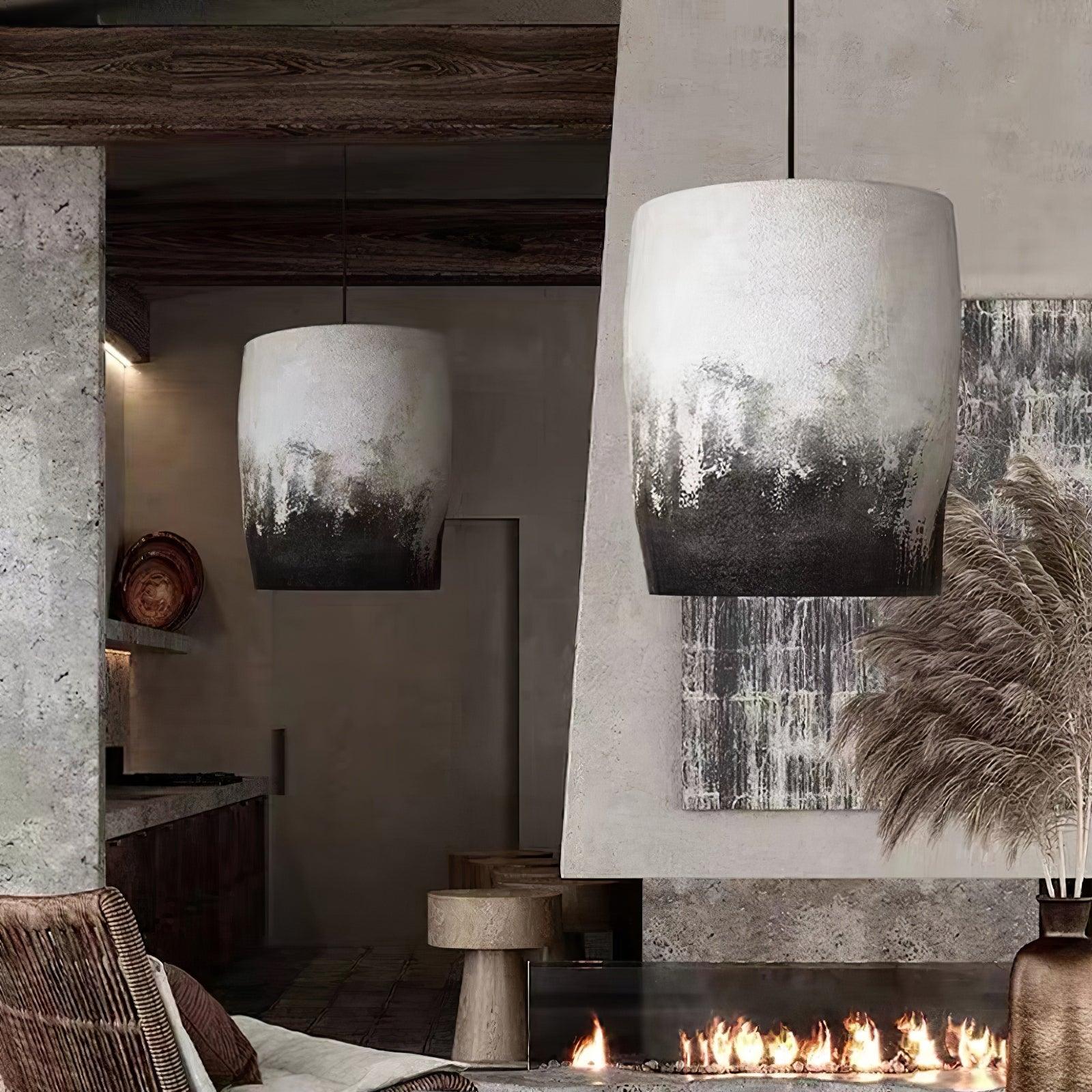 Ceraeion Modern Minimalist Crust Thin Pendant Lamp - Letslighting