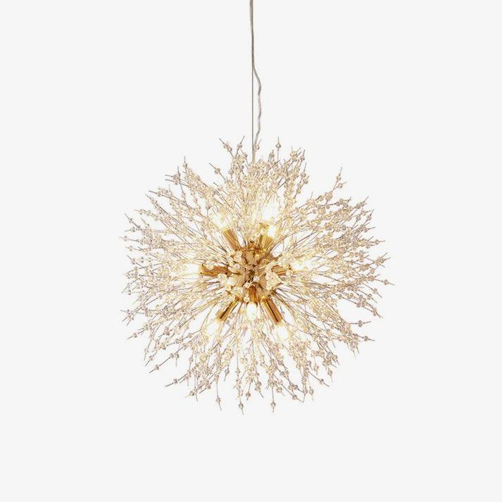 Lustra Chandelier Crystal Dandelion with Crystals - Letslighting