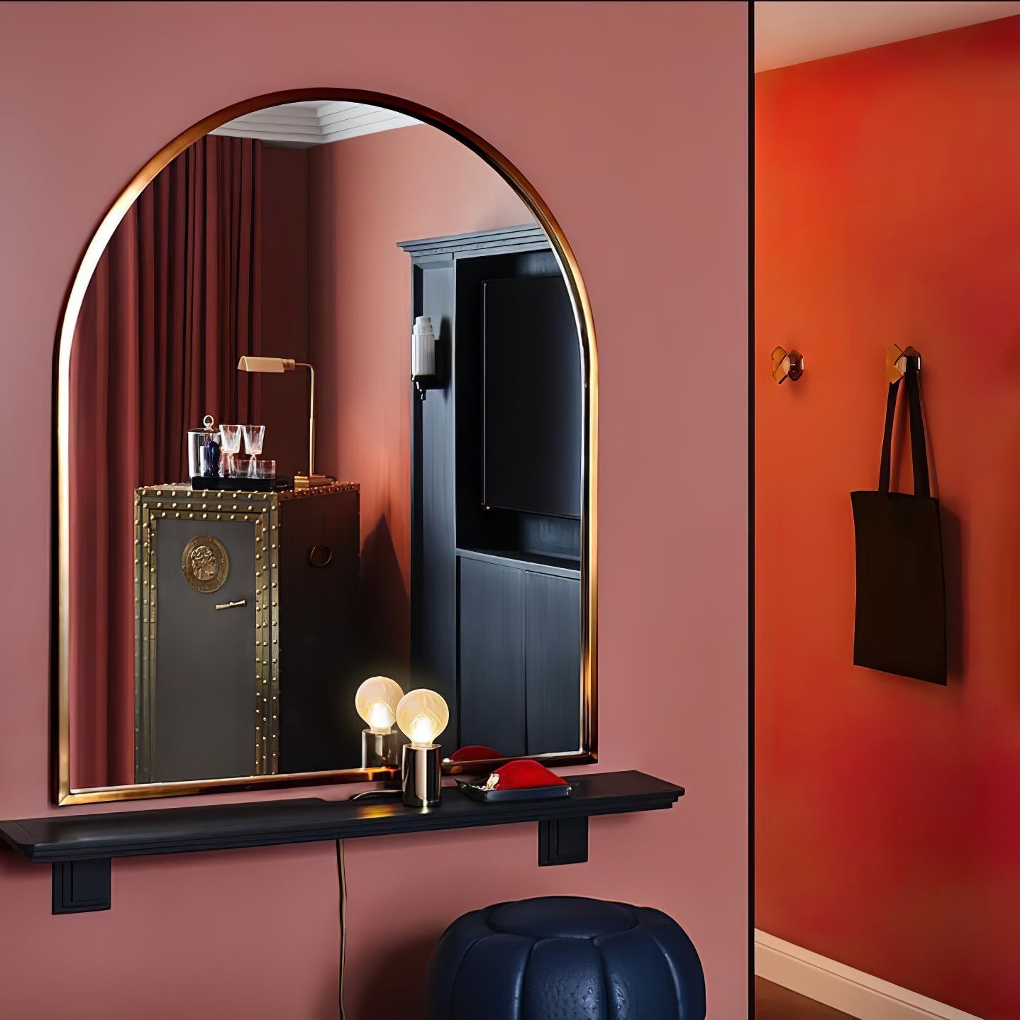 Lyrician Brass Glass Industrial Table Lamp - Letslighting