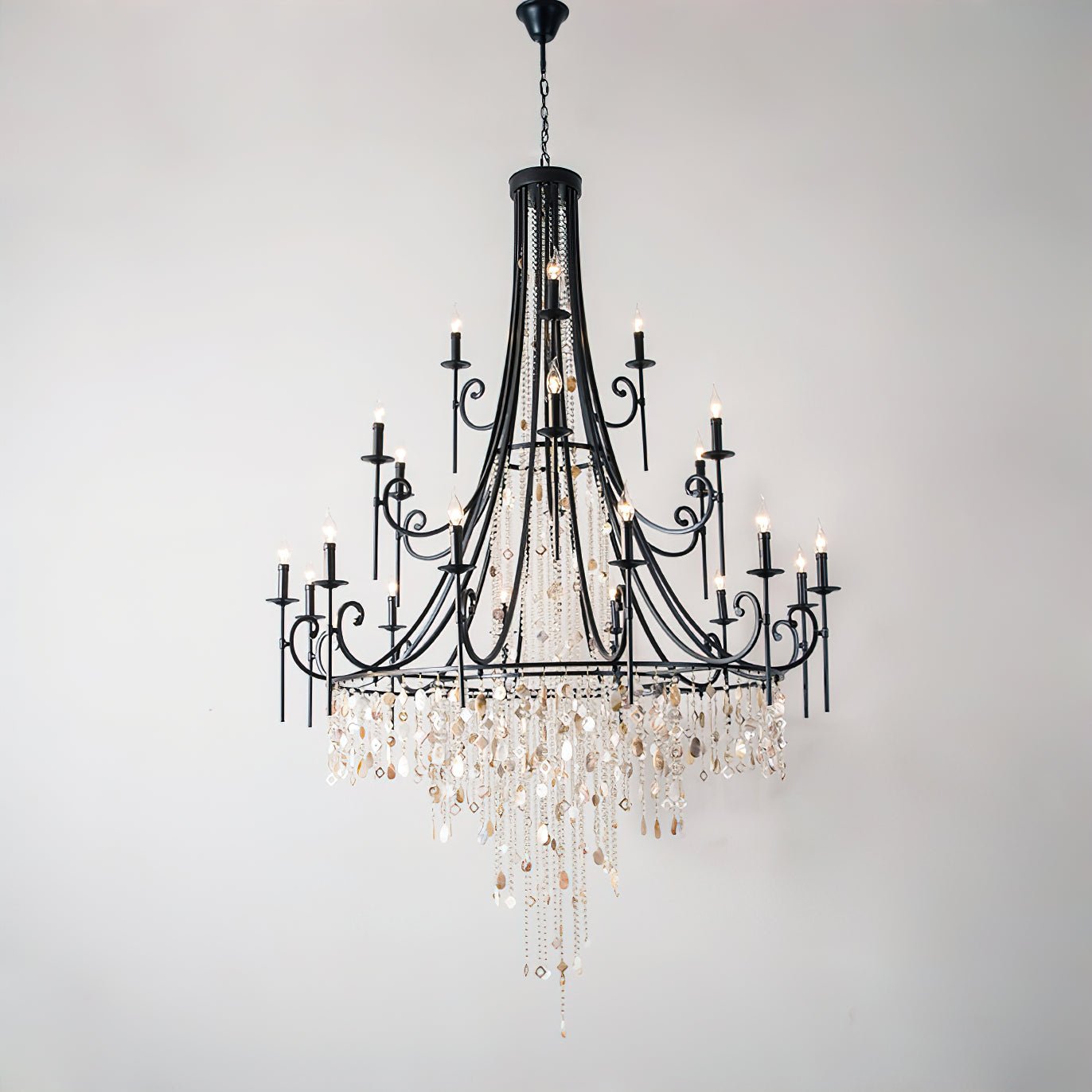 Errina Postmodern Luxury Shell Crystal Chandelier - Letslighting