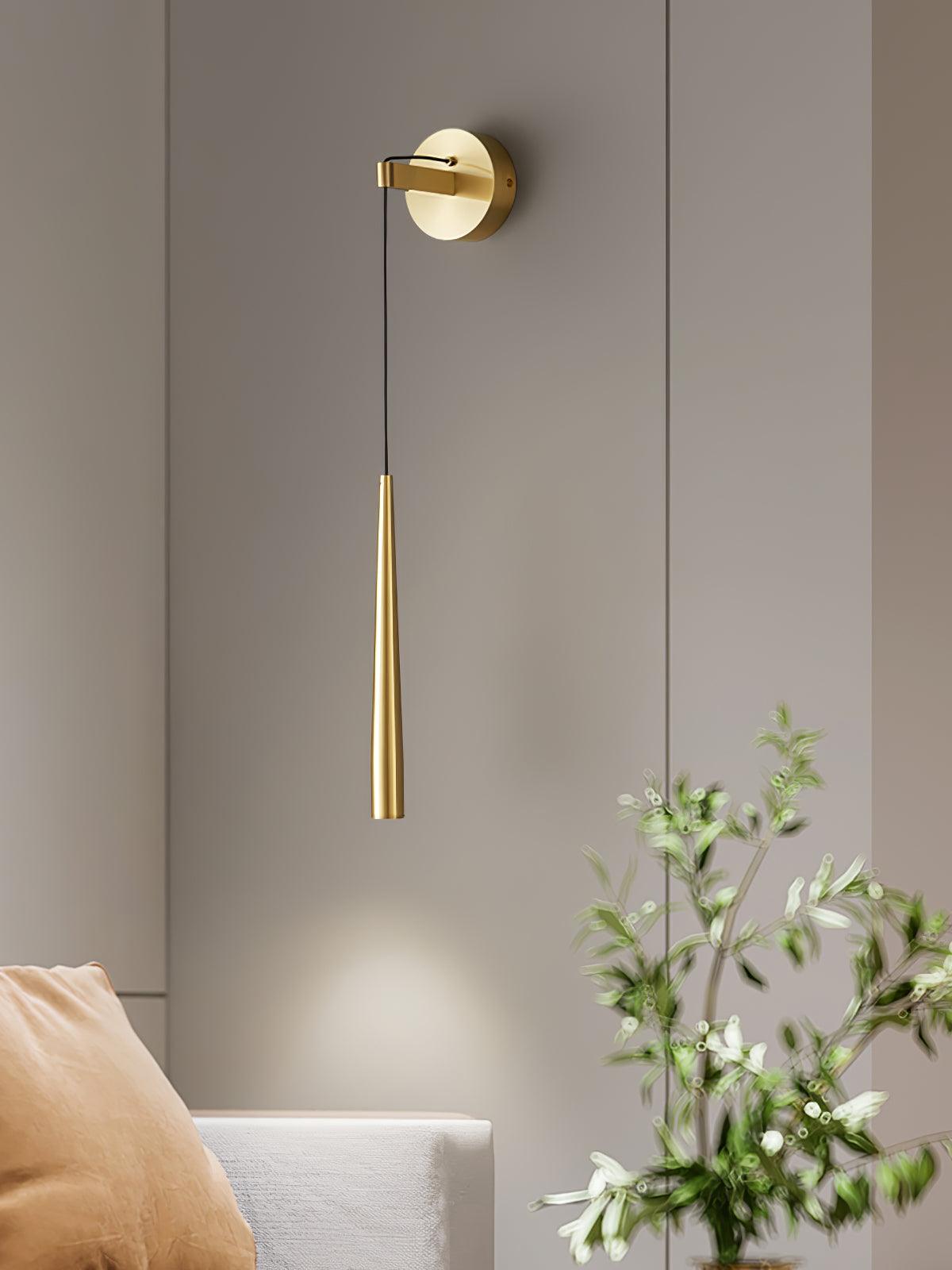 Plex Modern Minimalist Conical Crystal Wall Lamp - Letslighting