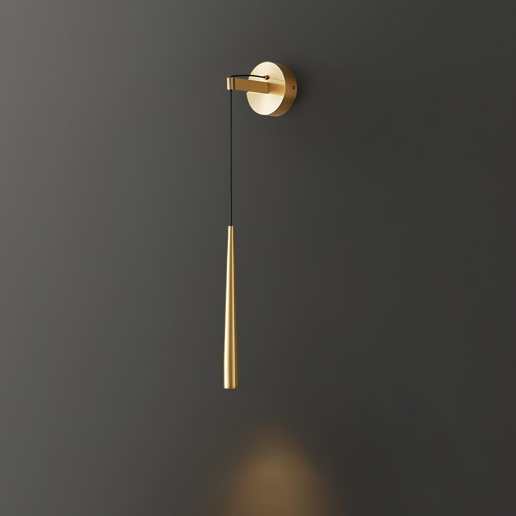 Plex Modern Minimalist Conical Crystal Wall Lamp - Letslighting