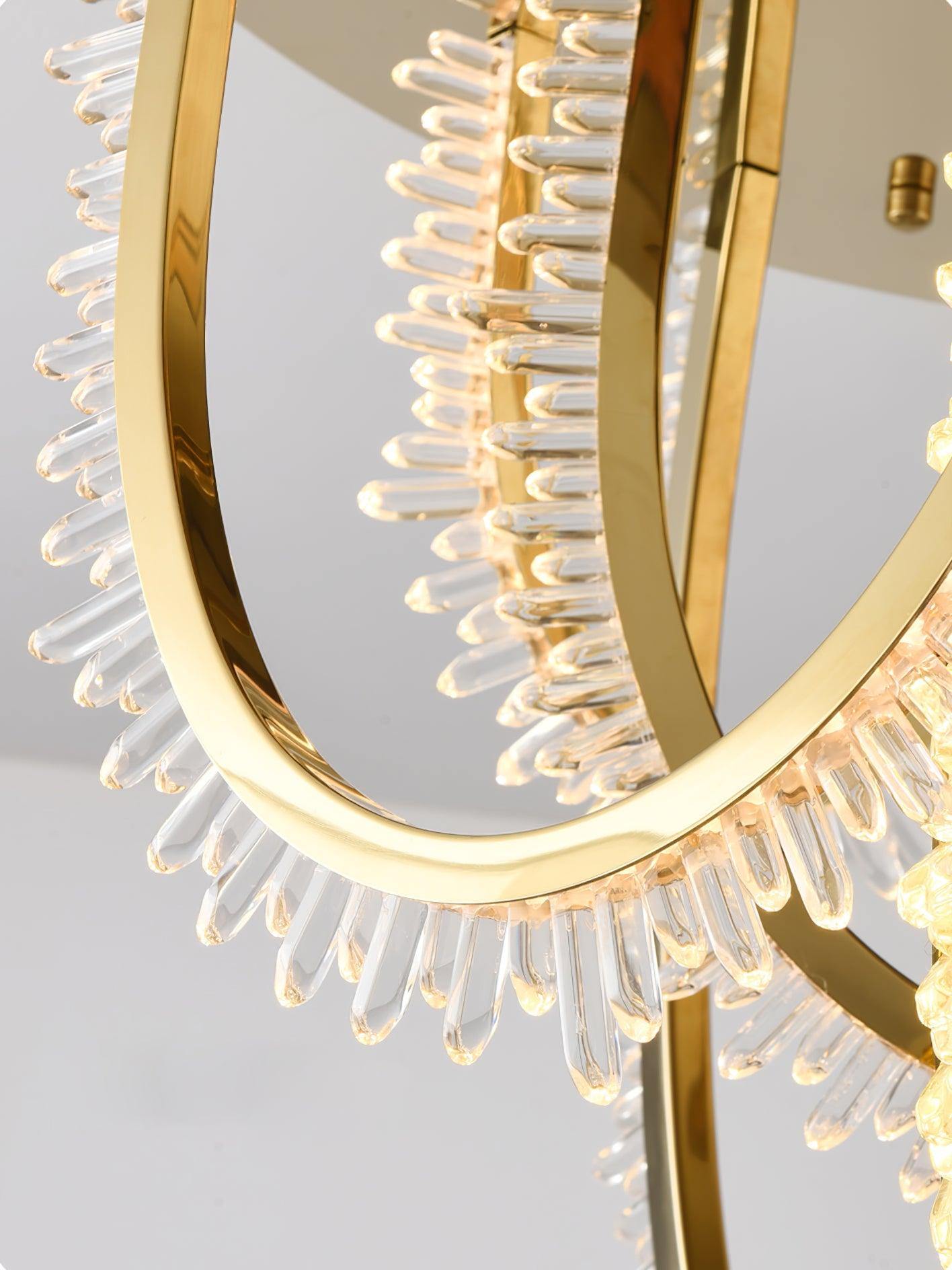 Crystal Individual Creativity Corde Crystal Ceiling Light - Letslighting