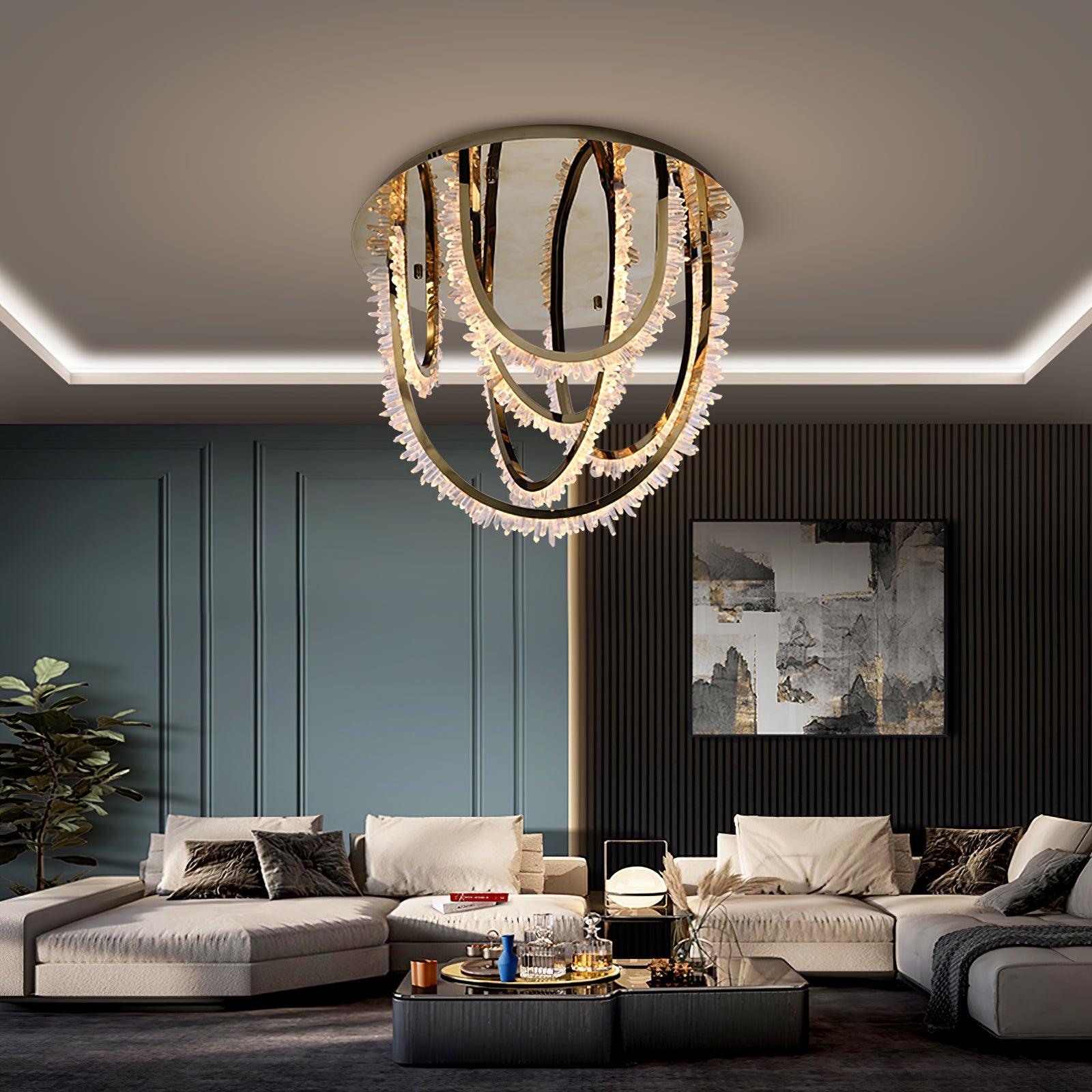 Crystal Individual Creativity Corde Crystal Ceiling Light - Letslighting