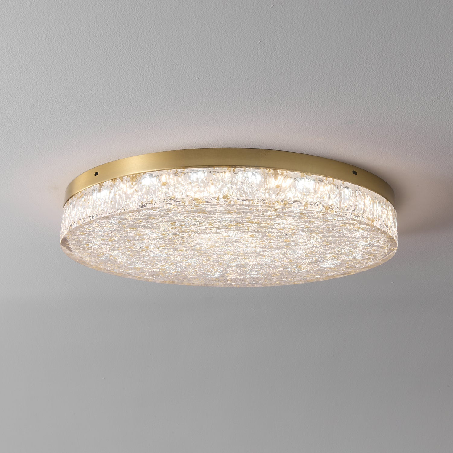 Zemara Postmodern Luxury Core Crystal Resin Ceiling Lamp - Letslighting