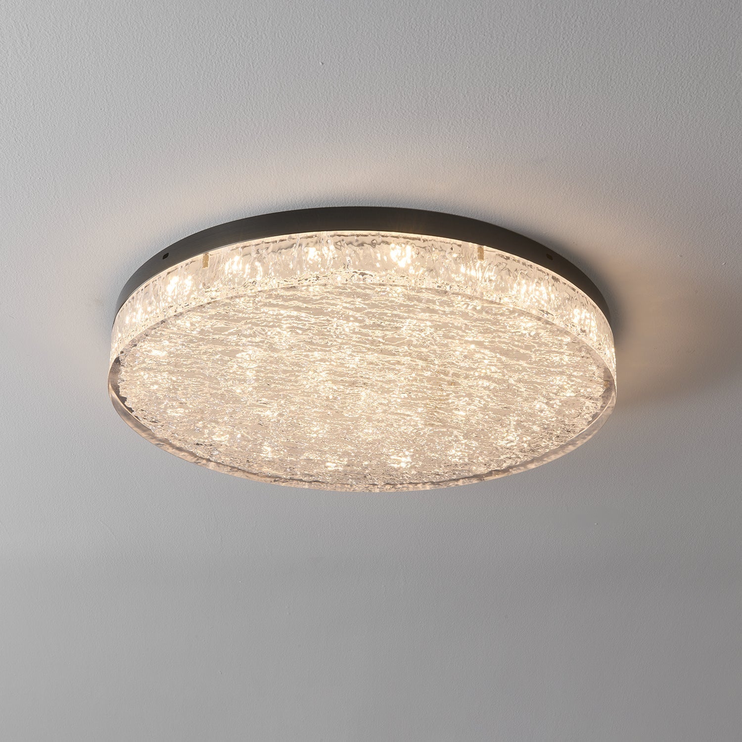 Zemara Postmodern Luxury Core Crystal Resin Ceiling Lamp - Letslighting