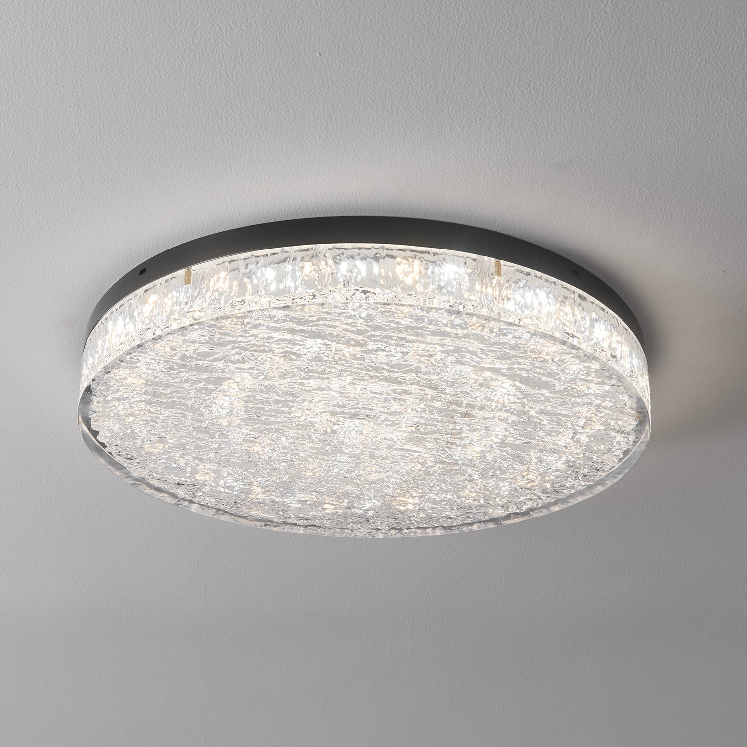 Zemara Postmodern Luxury Core Crystal Resin Ceiling Lamp - Letslighting