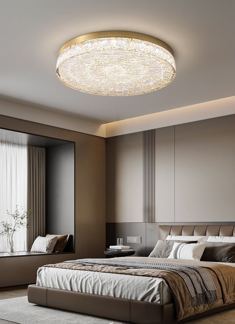 Zemara Postmodern Luxury Core Crystal Resin Ceiling Lamp - Letslighting