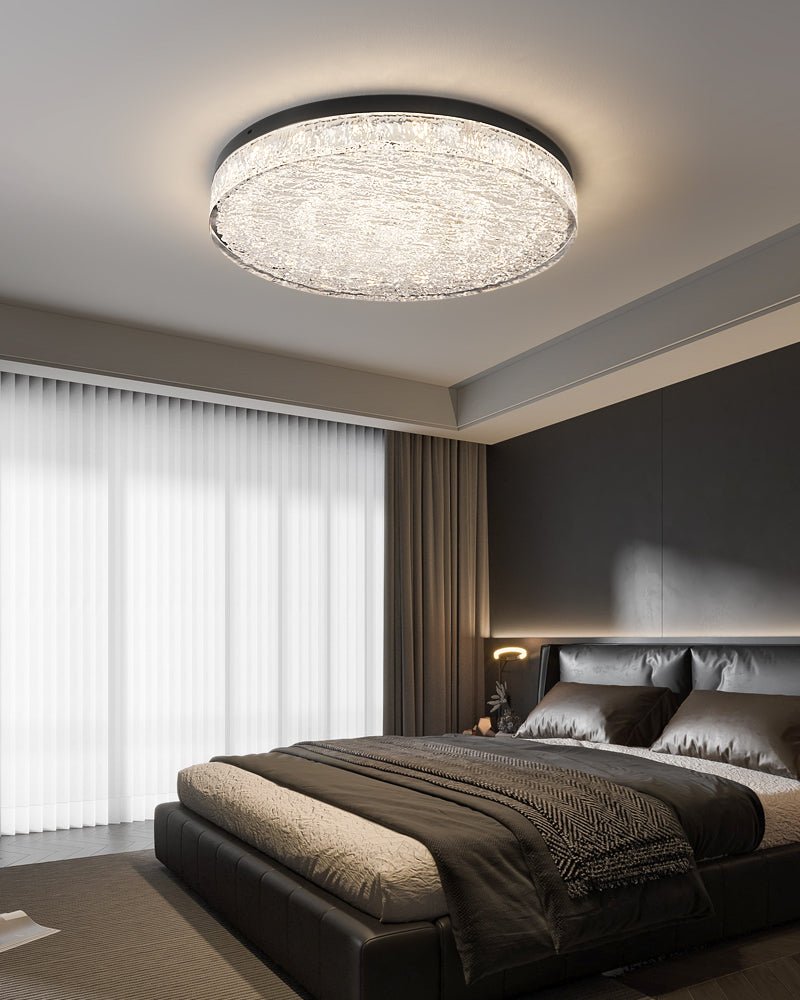 Zemara Postmodern Luxury Core Crystal Resin Ceiling Lamp - Letslighting