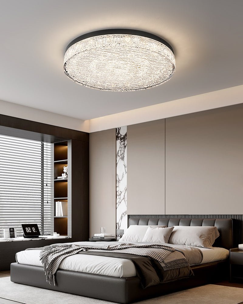 Zemara Postmodern Luxury Core Crystal Resin Ceiling Lamp - Letslighting