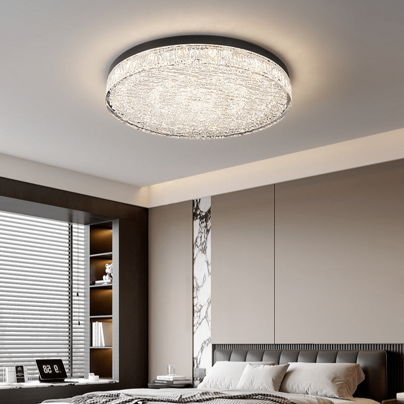 Zemara Postmodern Luxury Core Crystal Resin Ceiling Lamp - Letslighting