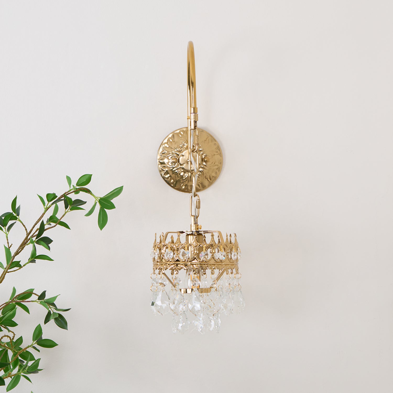 Ivmarila Nordic Art Crown Crystal Sconce Wall lamp - Letslighting