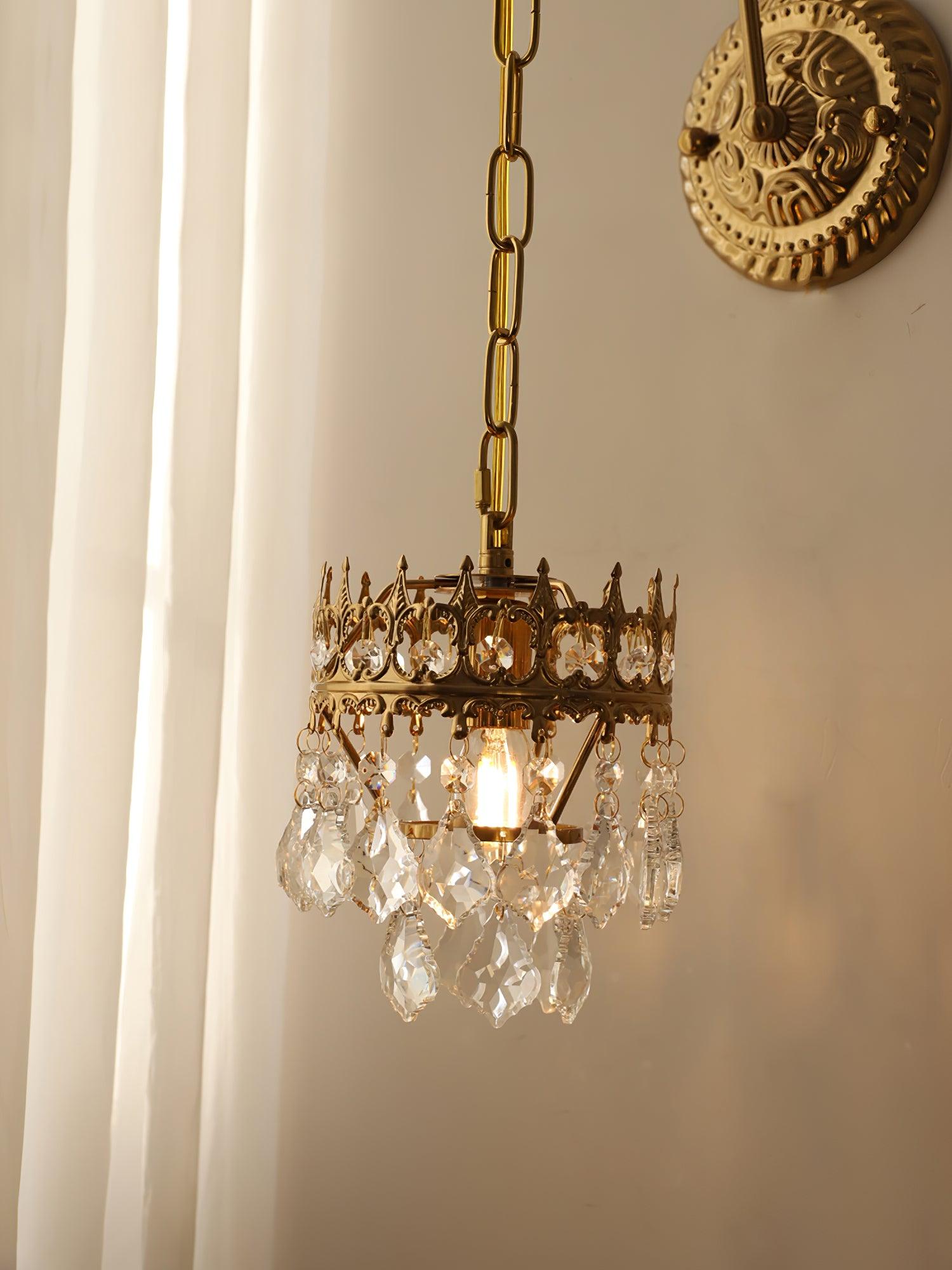 Ivmarila Nordic Art Crown Crystal Sconce Wall lamp - Letslighting