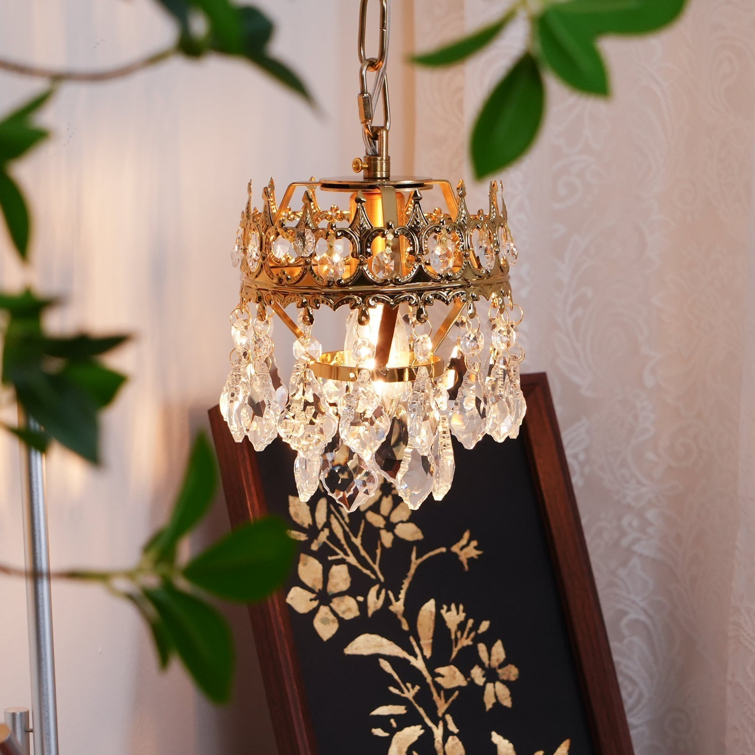 Ivmarila Nordic Art Crown Crystal Sconce Wall lamp - Letslighting