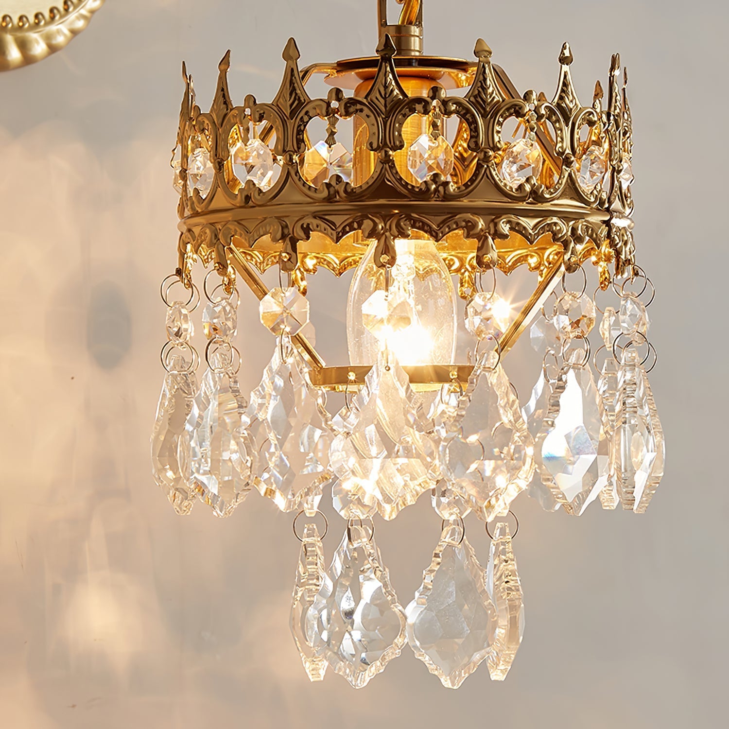 Ivmarila Nordic Art Crown Crystal Sconce Wall lamp - Letslighting