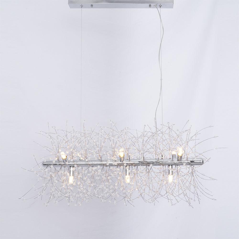Lustra Chandelier Crystal Dandelion with Crystals - Letslighting