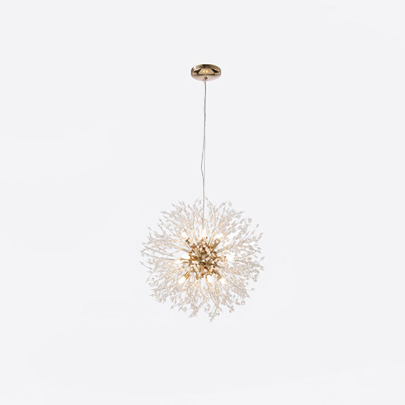 Lustra Chandelier Crystal Dandelion with Crystals - Letslighting