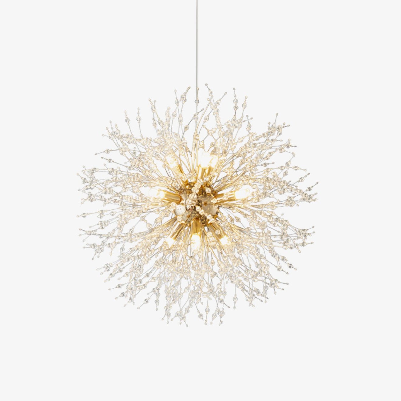Lustra Chandelier Crystal Dandelion with Crystals - Letslighting