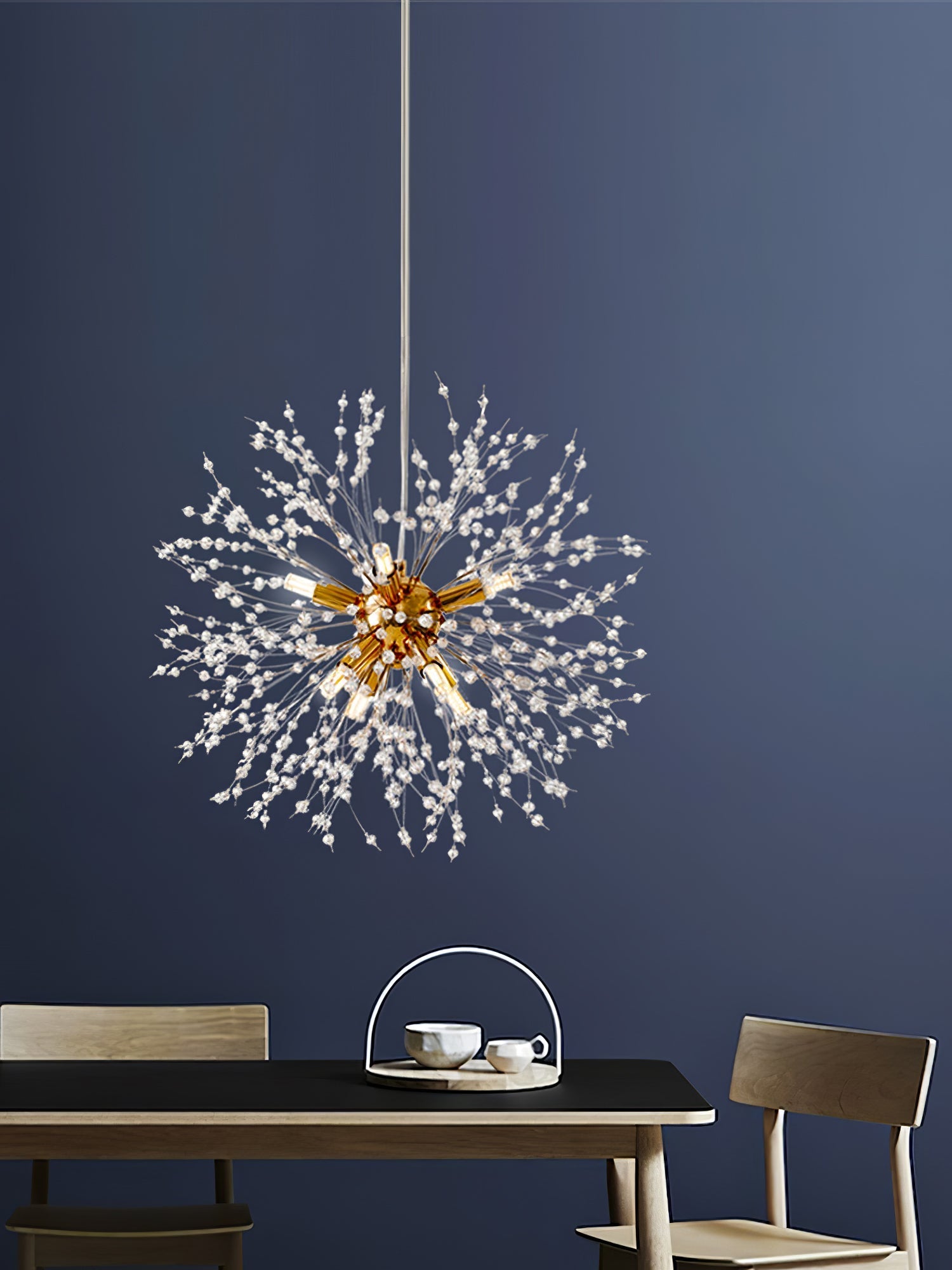 Lustra Chandelier Crystal Dandelion with Crystals - Letslighting