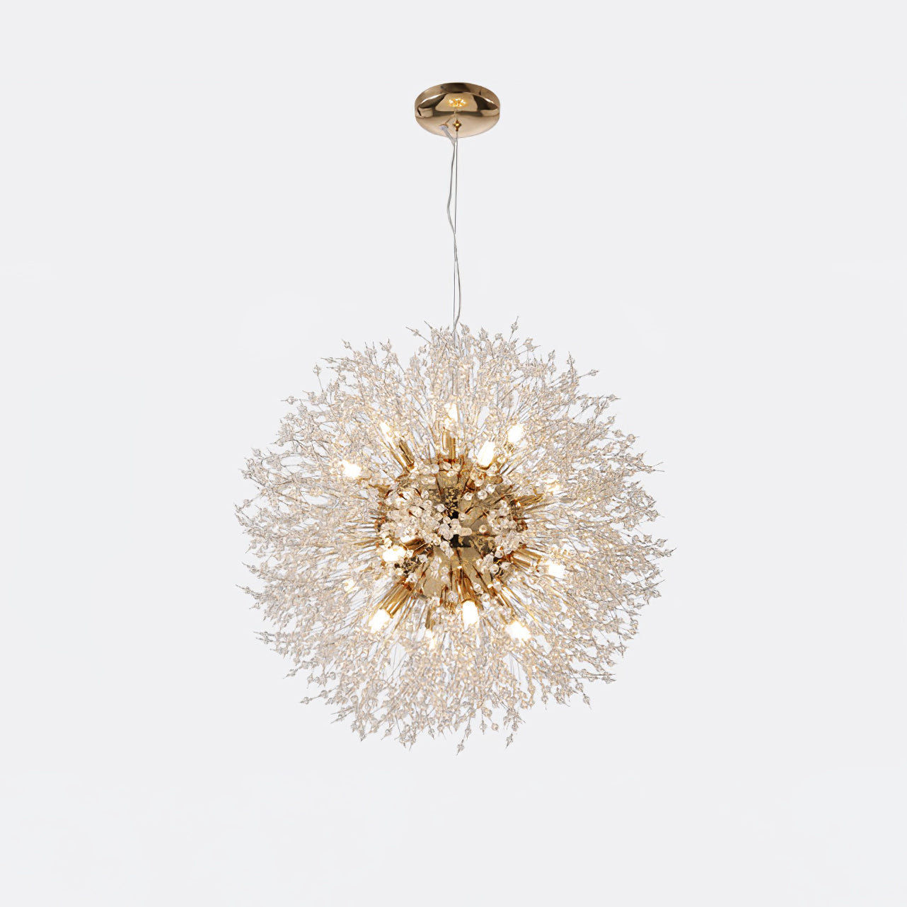 Lustra Chandelier Crystal Dandelion with Crystals - Letslighting