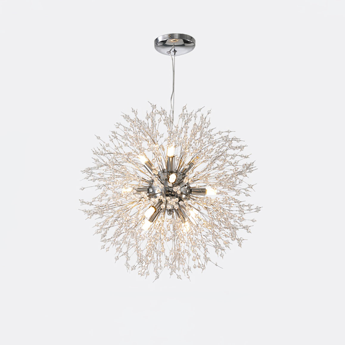Lustra Chandelier Crystal Dandelion with Crystals - Letslighting
