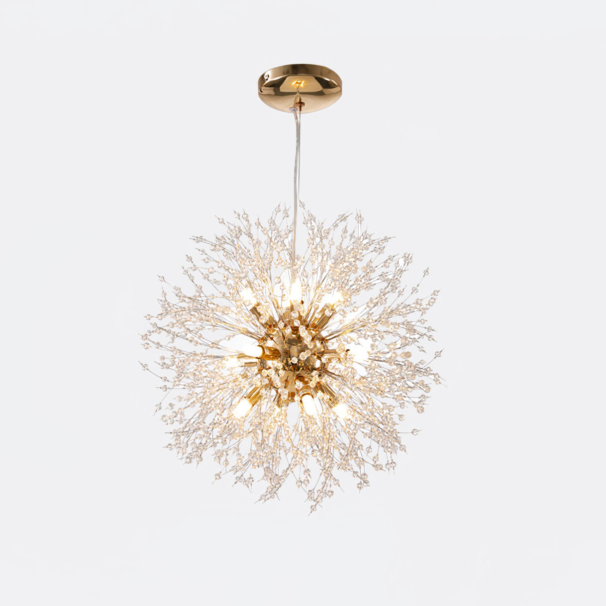 Lustra Chandelier Crystal Dandelion with Crystals - Letslighting
