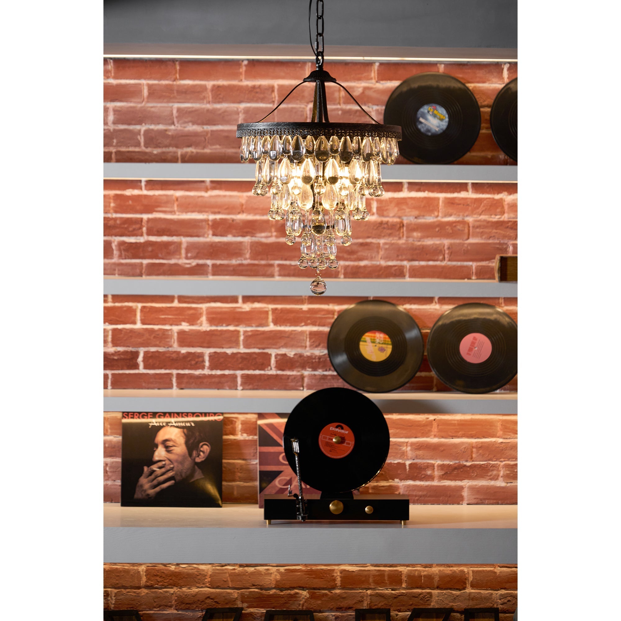 Blink Unique Inverted Pyramid Crystal Chandelier - Letslighting