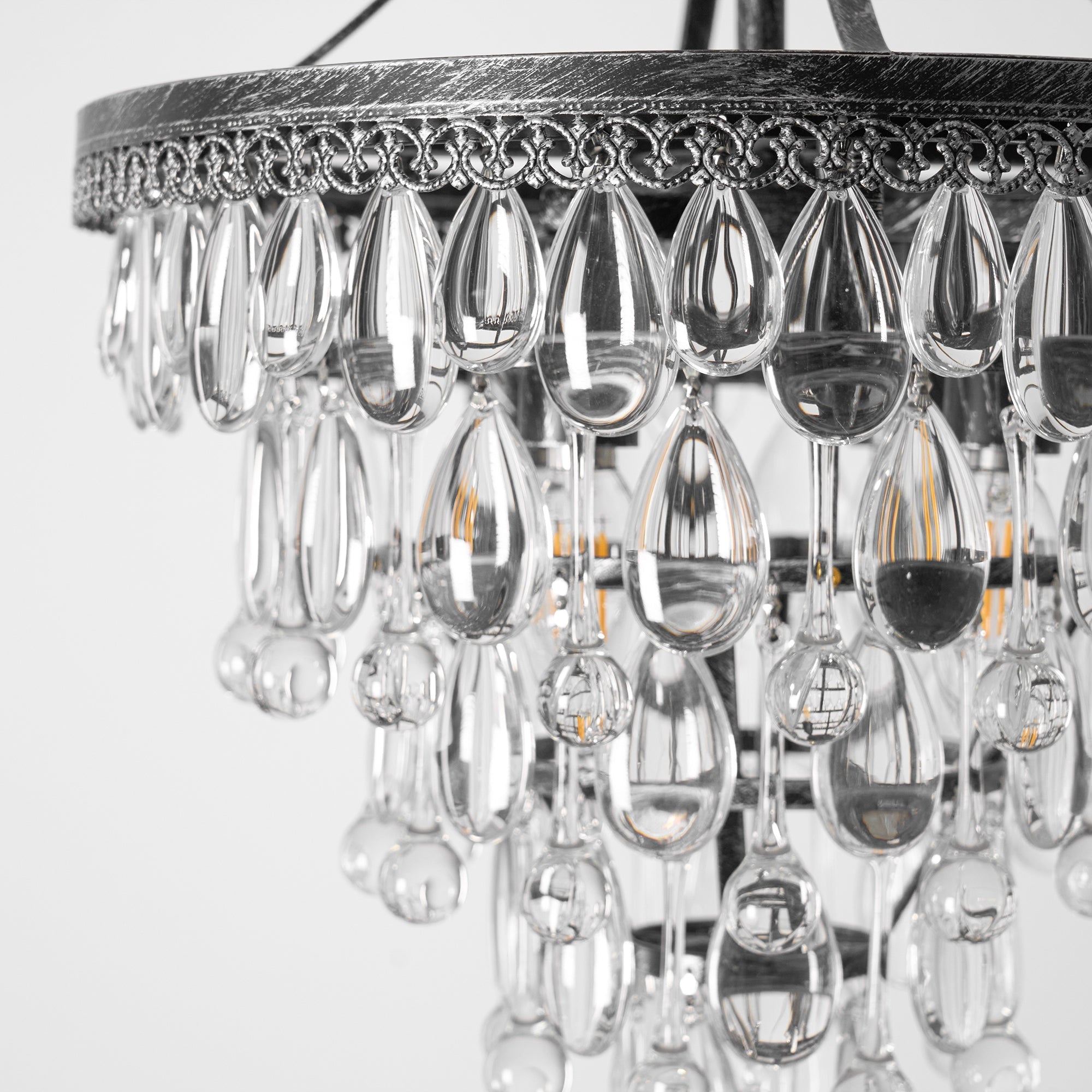Blink Unique Inverted Pyramid Crystal Chandelier - Letslighting