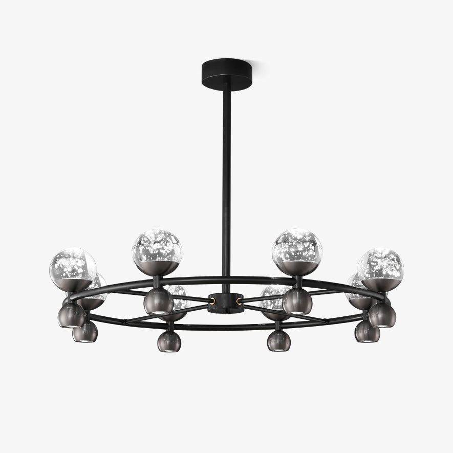Lumiryn Orbital Glass Globe Chandelier - Letslighting