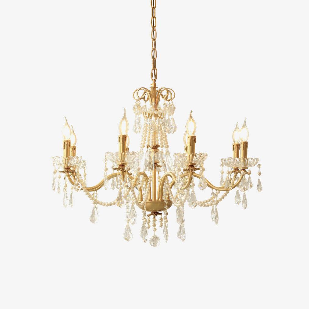 Lustra Chandelier Crystal Pearl - Letslighting