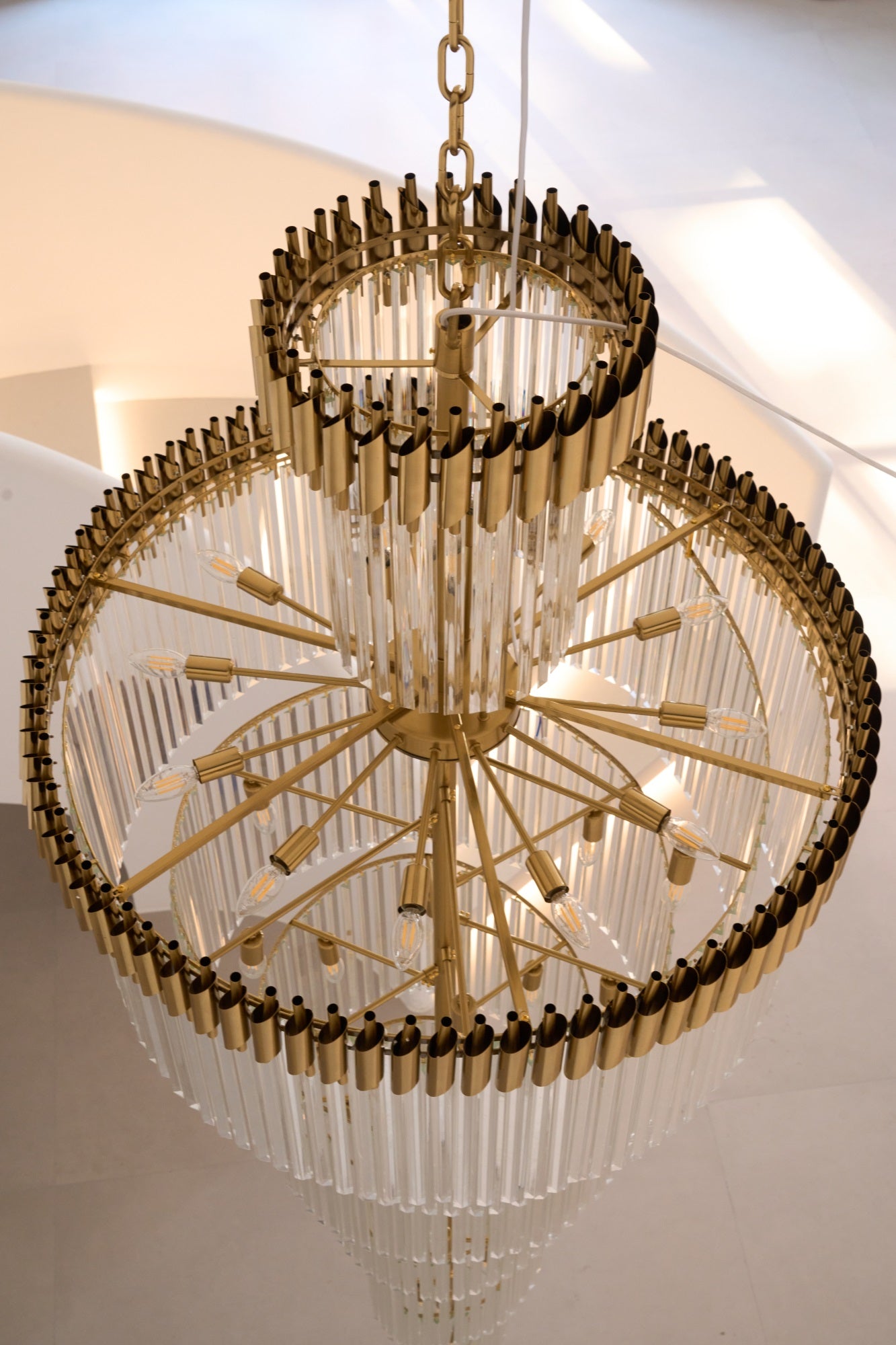 Eurmirila Crystal Spiral Chandelier - Letslighting