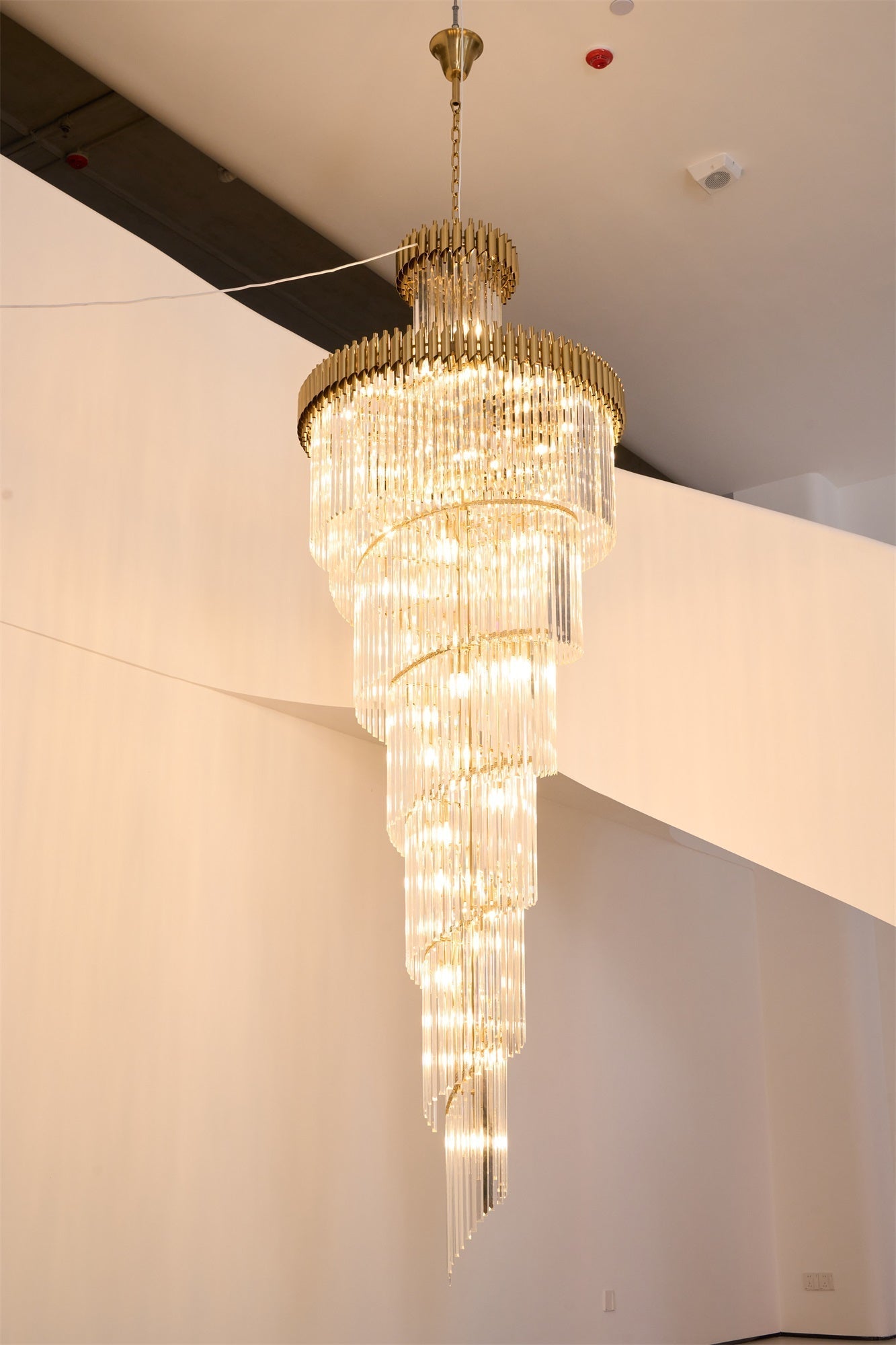 Eurmirila Crystal Spiral Chandelier - Letslighting