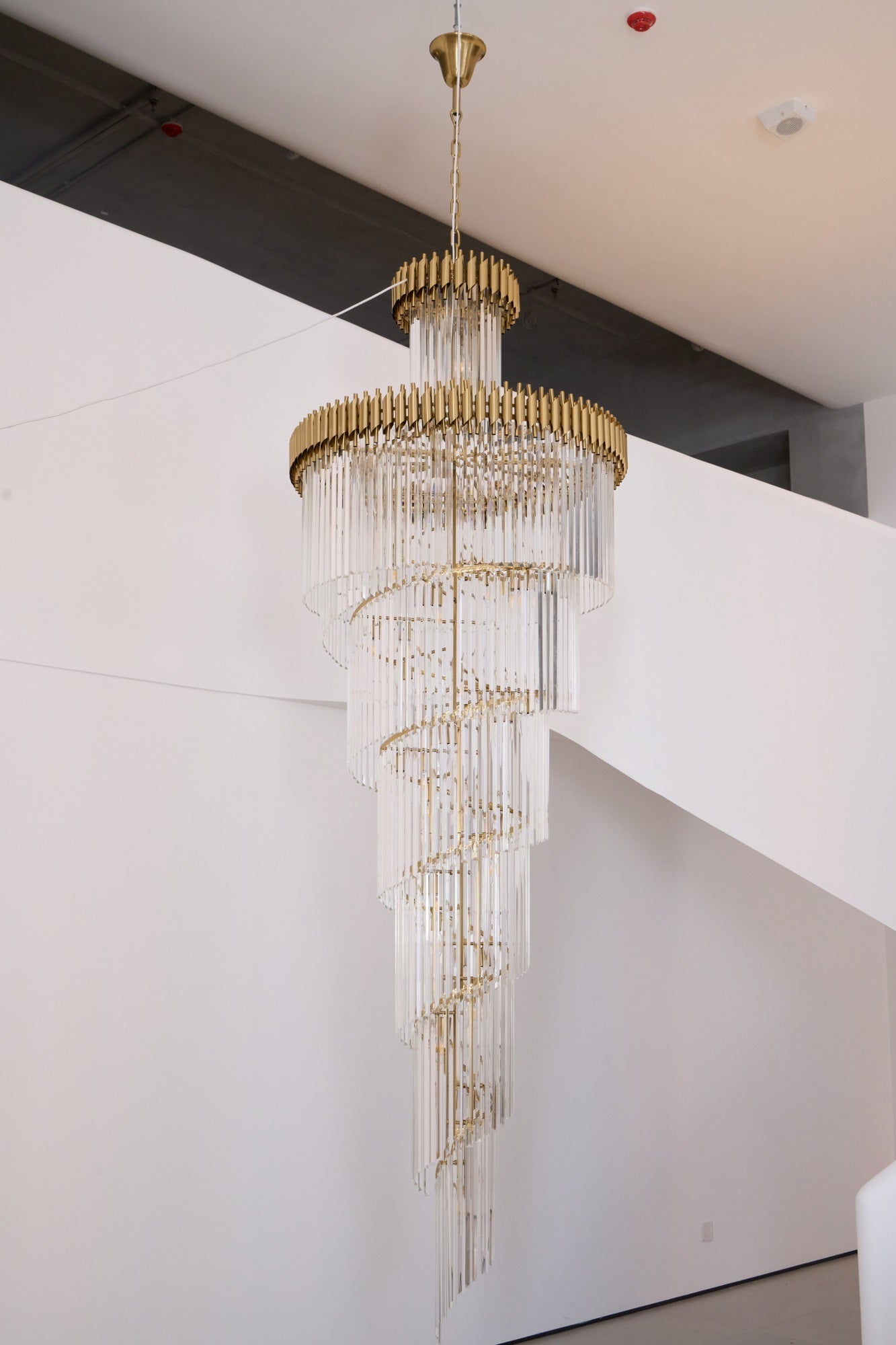 Eurmirila Crystal Spiral Chandelier - Letslighting