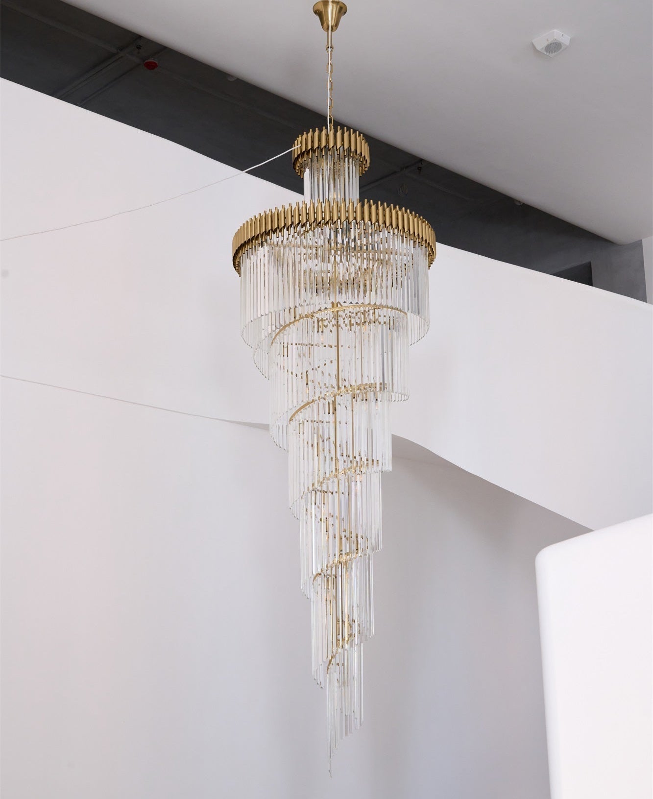 Eurmirila Crystal Spiral Chandelier - Letslighting