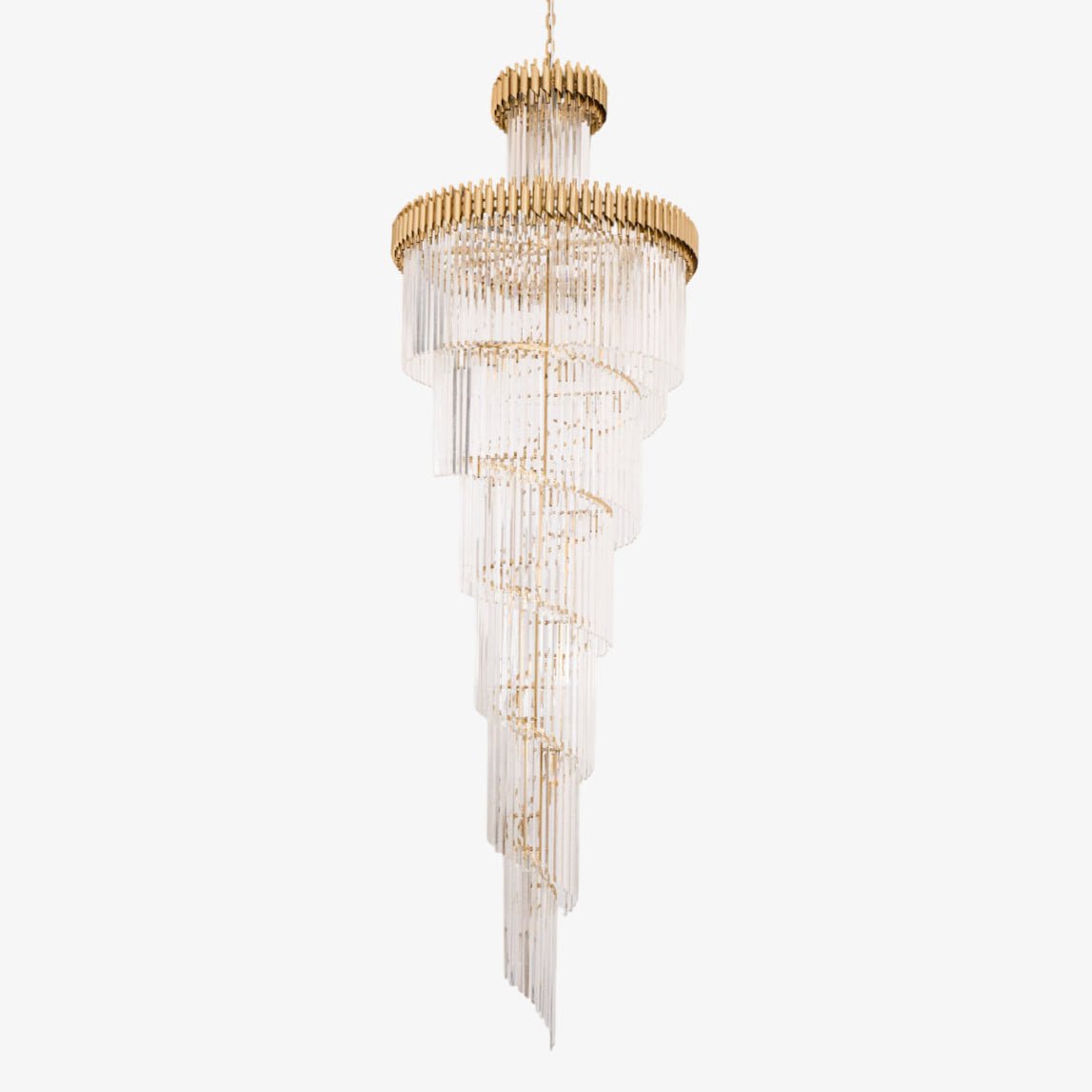 Eurmirila Crystal Spiral Chandelier - Letslighting
