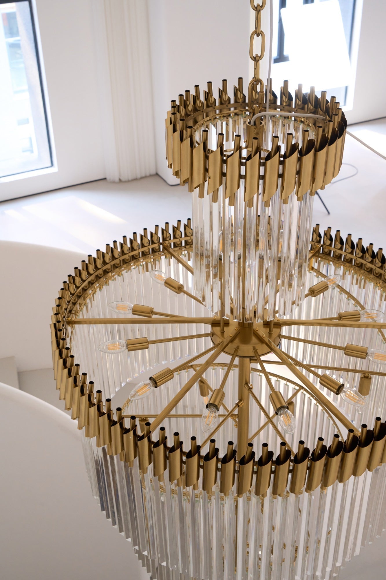 Eurmirila Crystal Spiral Chandelier - Letslighting